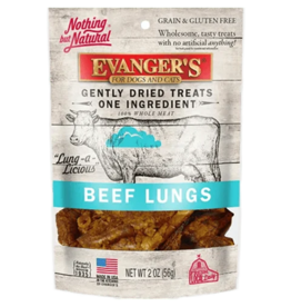 Evanger's Evanger's Gently Dried Beef Lungs Dog Treats - 2 oz