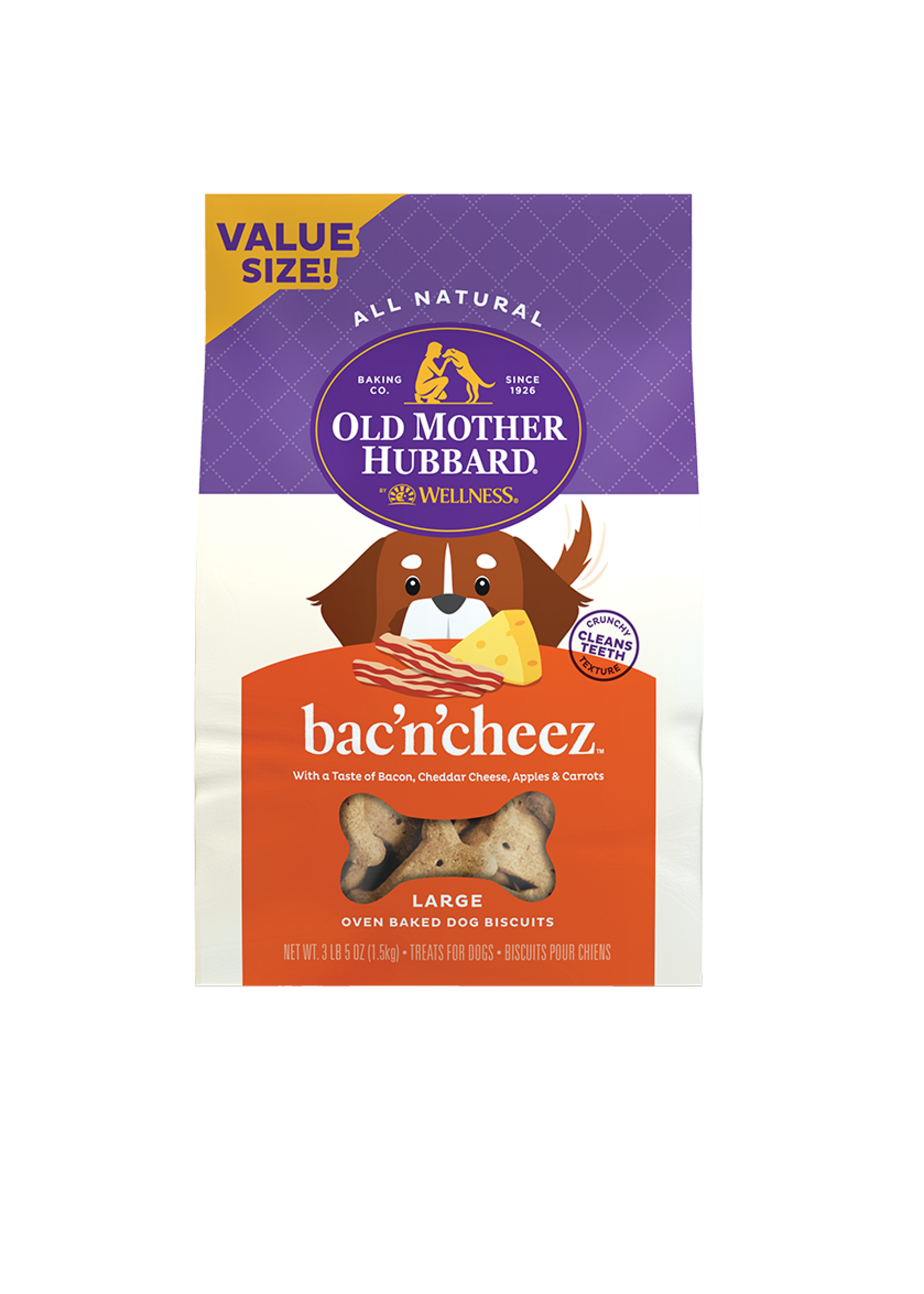 Old Mother Hubbard Old Mother Hubbard Dog Biscuits Bac'N'Cheez Large - 3 lb, 5 oz