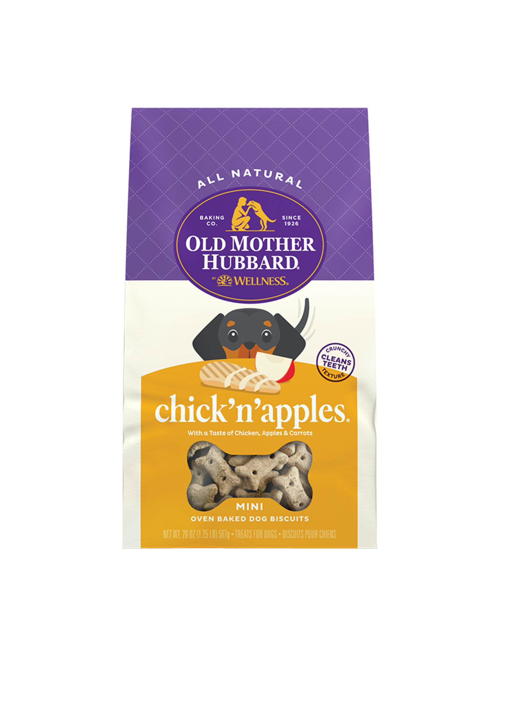 Old Mother Hubbard Old Mother Hubbard Dog Biscuits Chick'N'Apples Mini - 20 oz