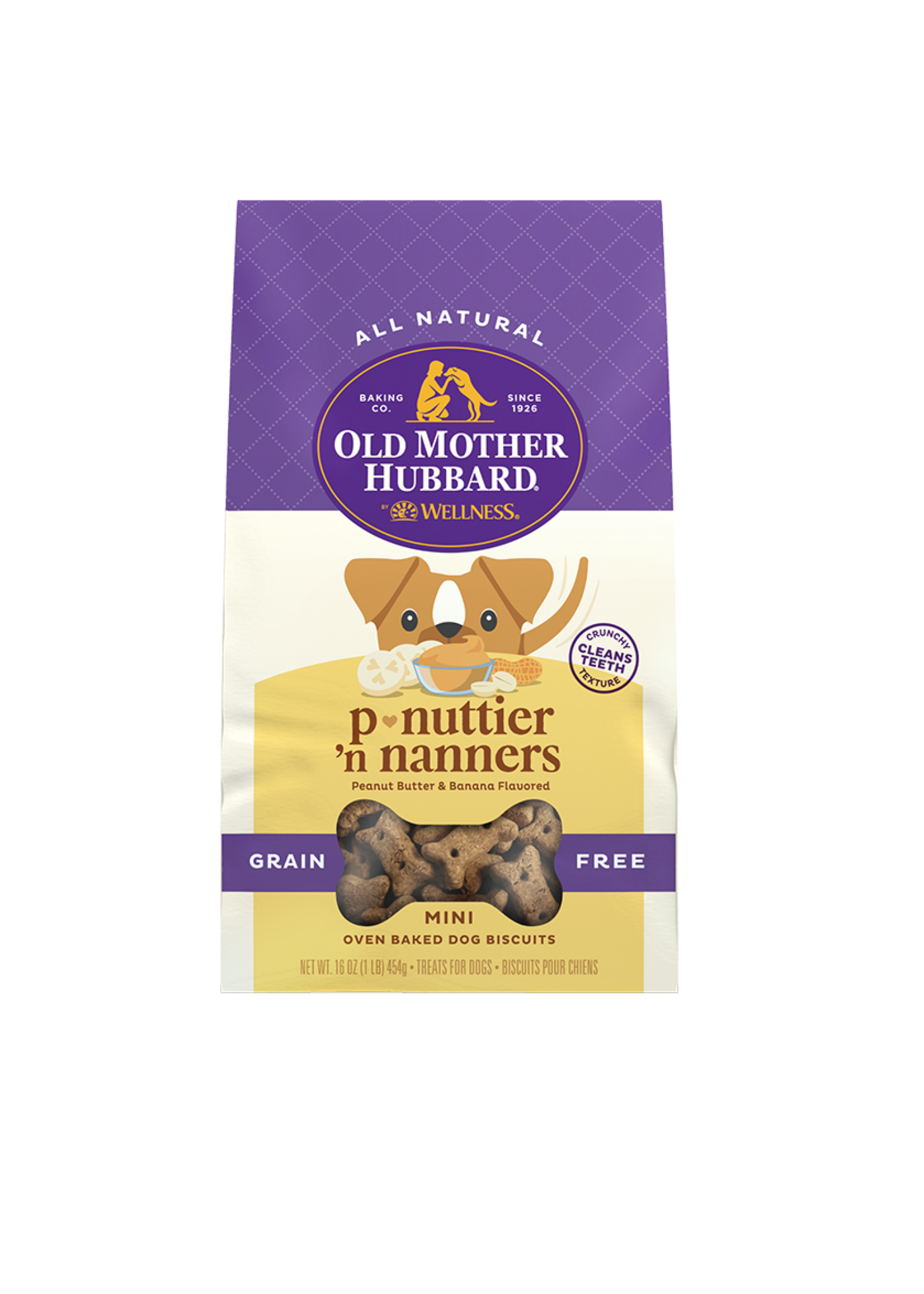 Old Mother Hubbard Old Mother Hubbard Dog Biscuits Grain Free P-Nuttier 'N Nanners Mini - 16 oz