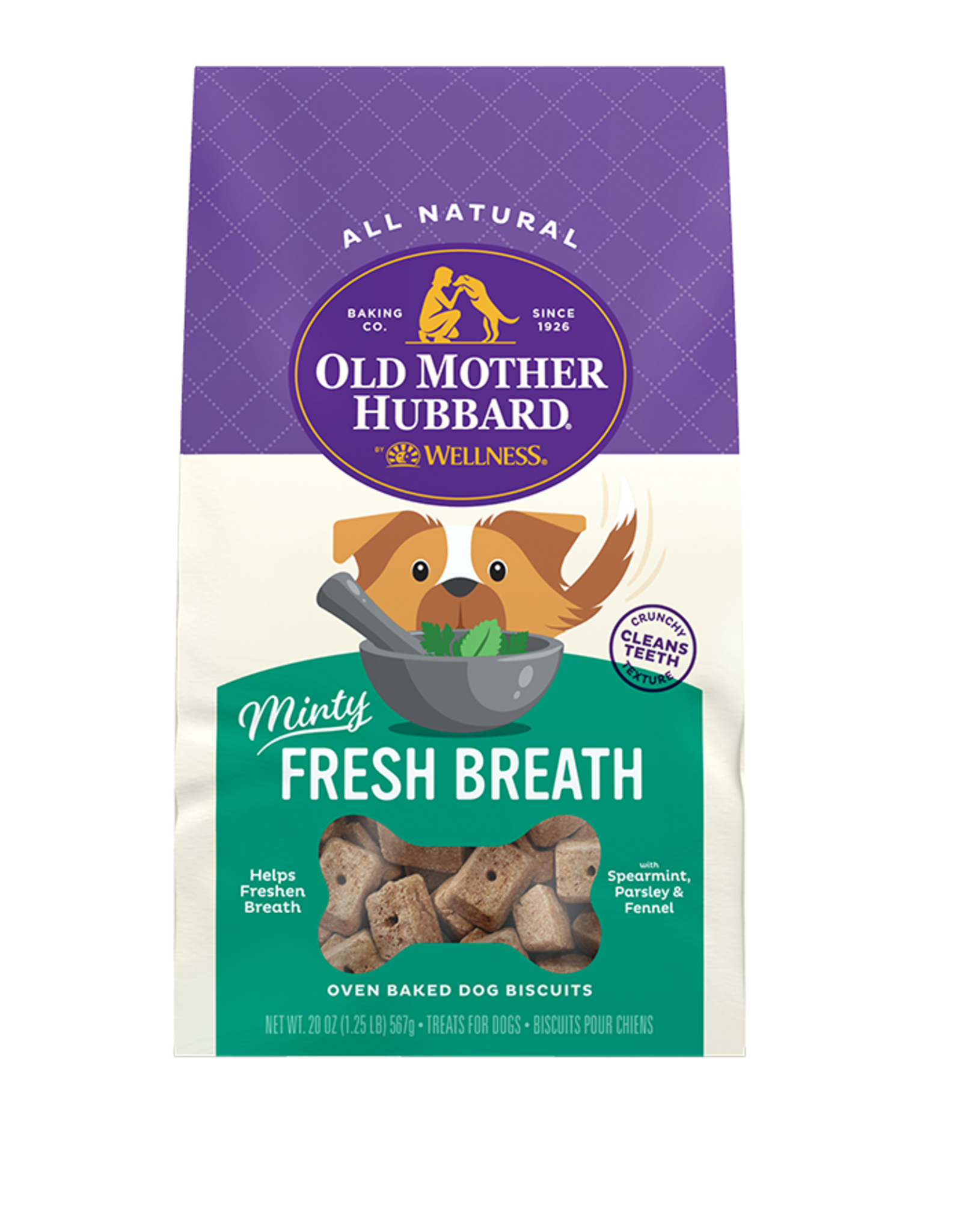 Old Mother Hubbard Old Mother Hubbard Solutions Dog Biscuits Minty Fresh Breath Small - 20 oz