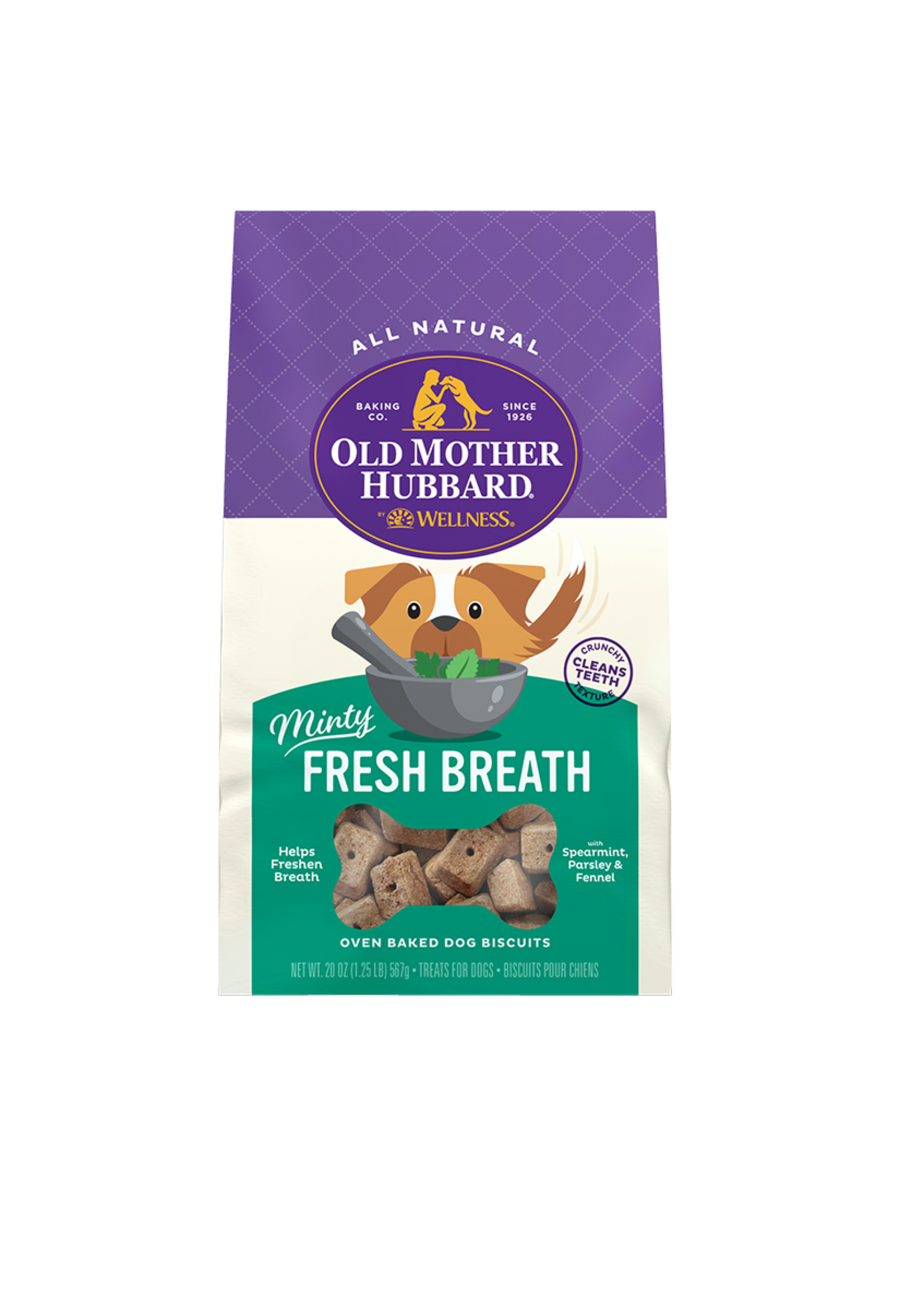 Old Mother Hubbard Old Mother Hubbard Solutions Dog Biscuits Minty Fresh Breath Small - 20 oz