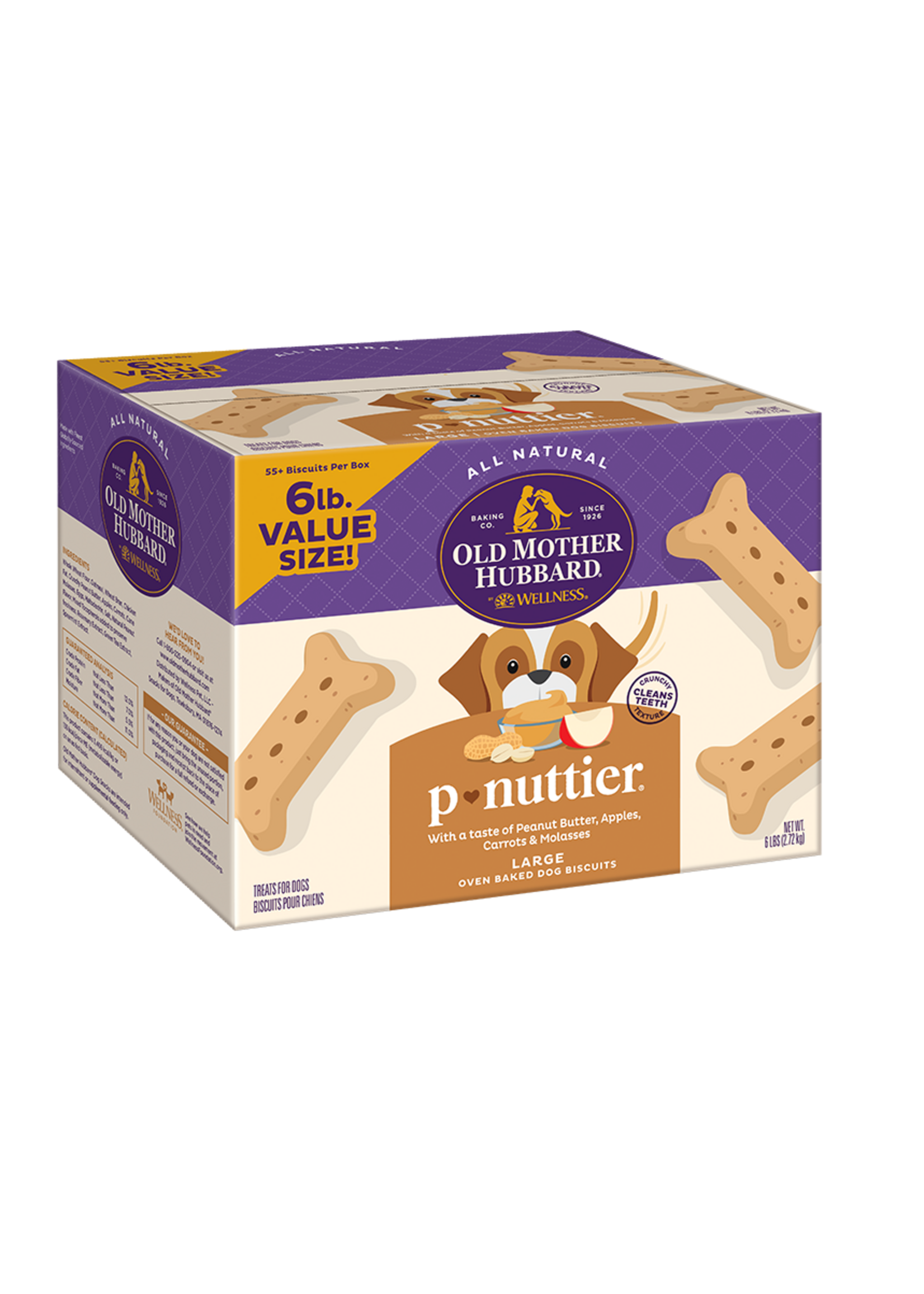 Old Mother Hubbard Old Mother Hubbard Dog Biscuits P-Nuttier Large - 6 lb