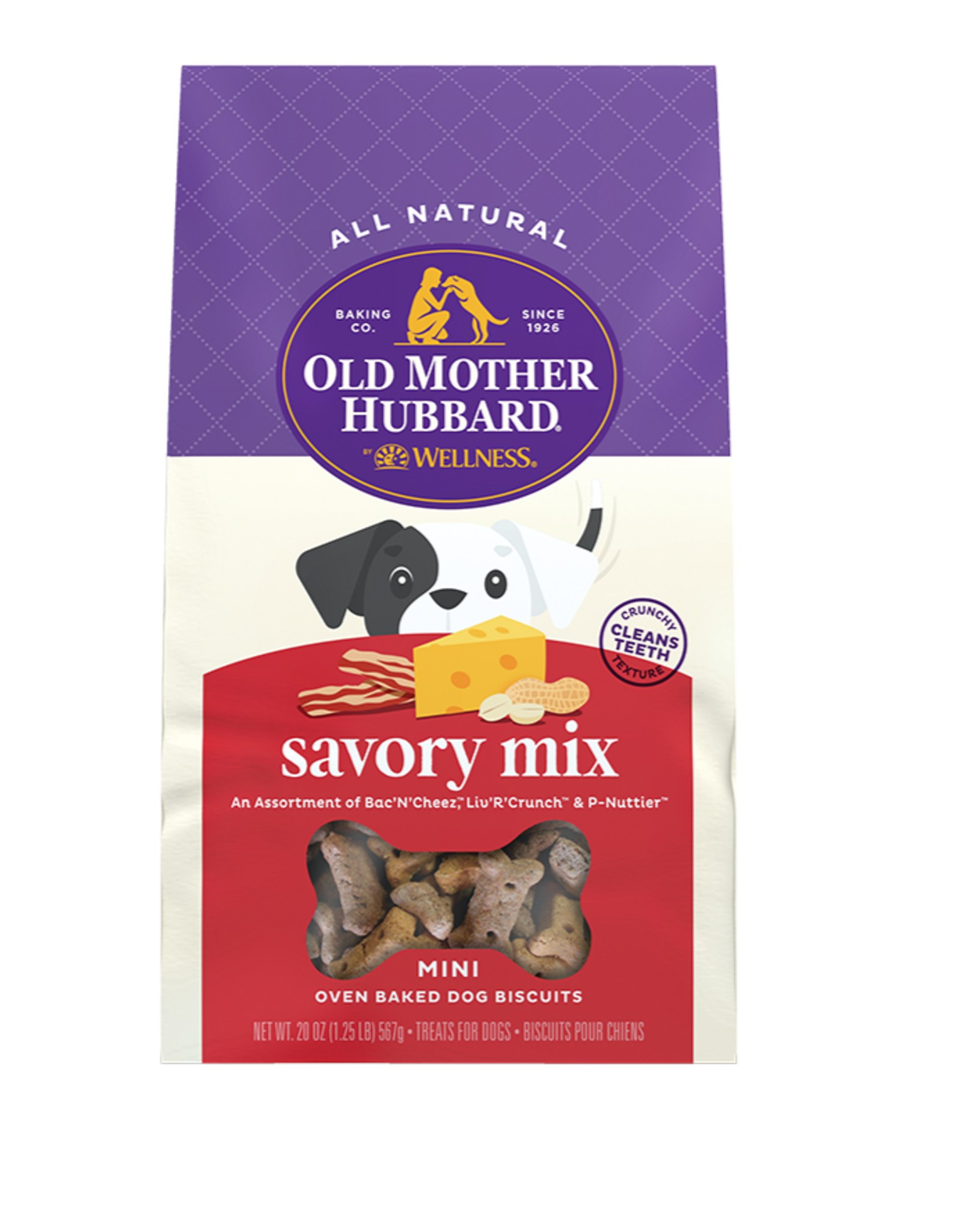 Old Mother Hubbard Old Mother Hubbard Dog Biscuits Savory Mix Mini - 20 oz