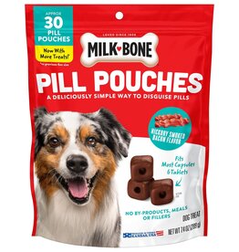 Milk-Bone Milk-Bone Pill Pouches Dog Treats Hickory Smoked Bacon Flavor - 6 oz