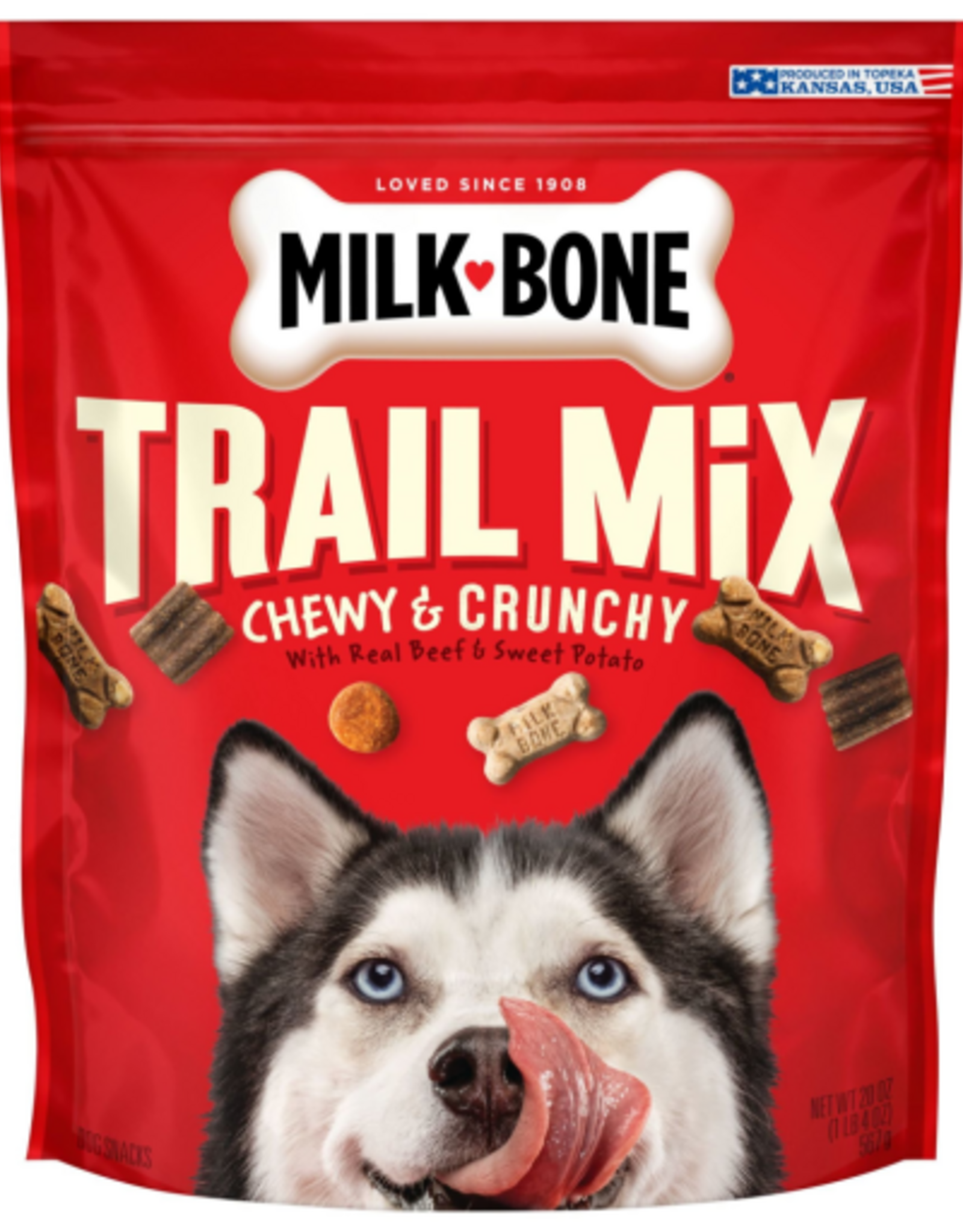 Milk-Bone Milk-Bone Trail Mix with Real Beef & Sweet Potato Dog Treats - 20 oz