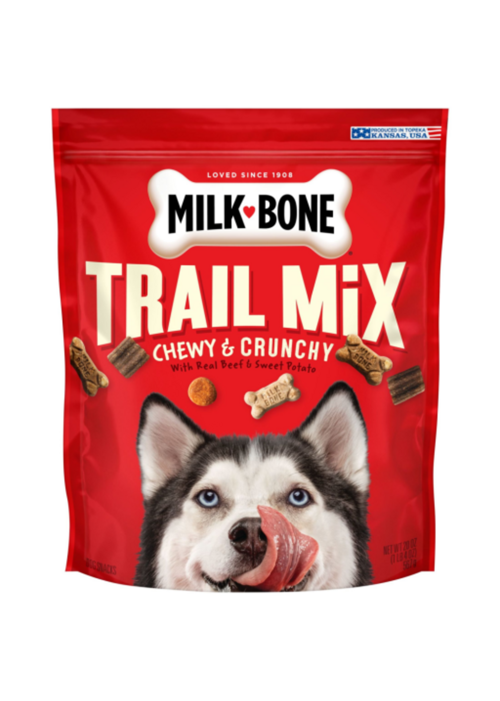 Milk-Bone Milk-Bone Trail Mix with Real Beef & Sweet Potato Dog Treats - 20 oz