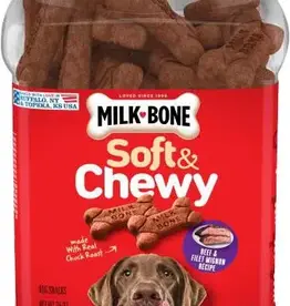 Milk-Bone Milk-Bone Soft & Chewy Beef & Filet Mignon Dog Treats - 25 oz (2)