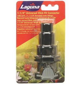 Laguna Click Fit Connector with Threaded Male Fitting 1 1 4 Inch