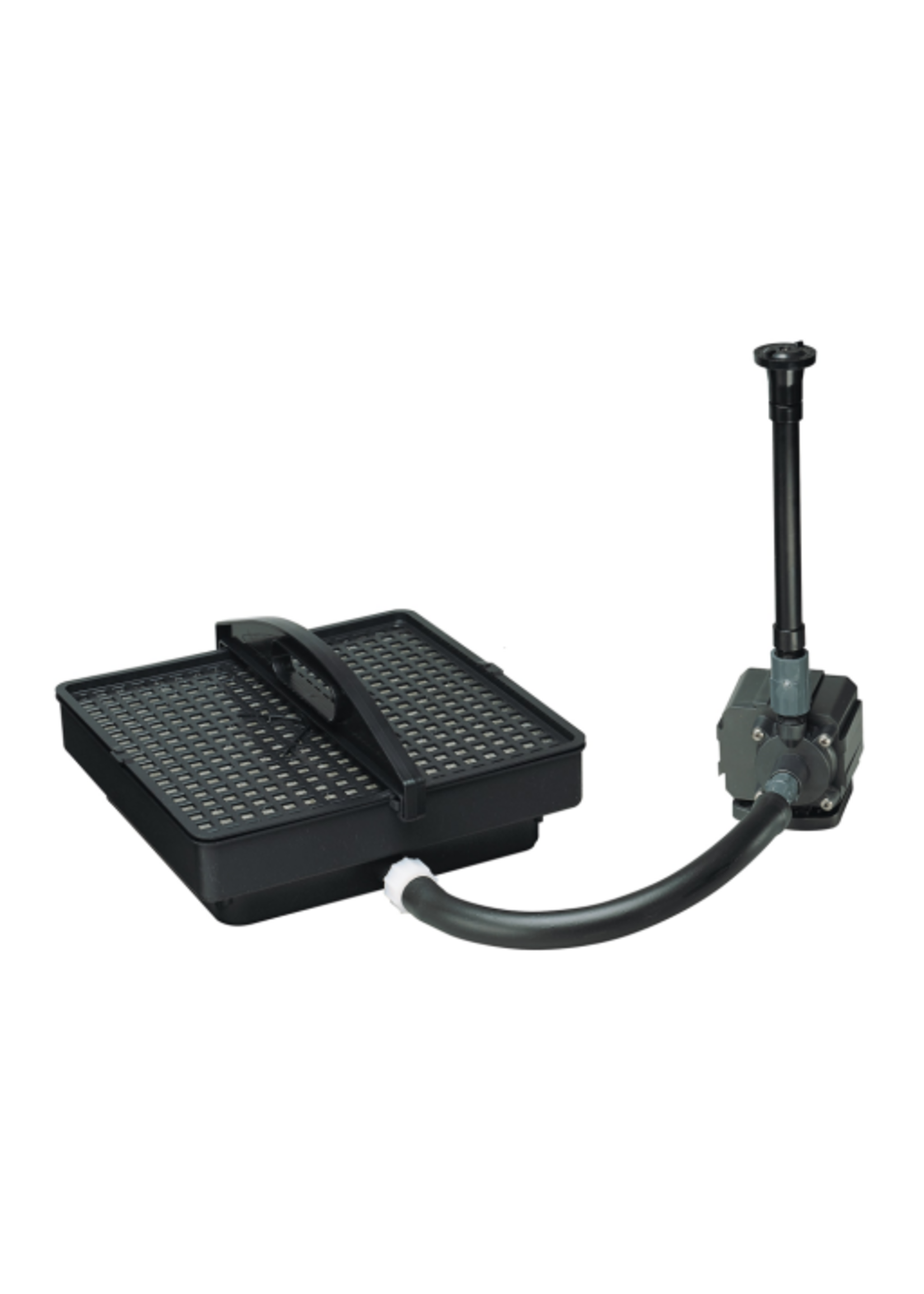 Pondmaster Pondmaster 02217 1700 Pond Fountain Pump Filter Kit 700 GPH & Fountain Head Set