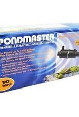 Danner Manufacturing Pondmaster Submersible Ultraviolet Clarifier & Sterilizer - 10 Watts - 700 GPH (1 500 Gallons - .75  Inlet/Outlet)
