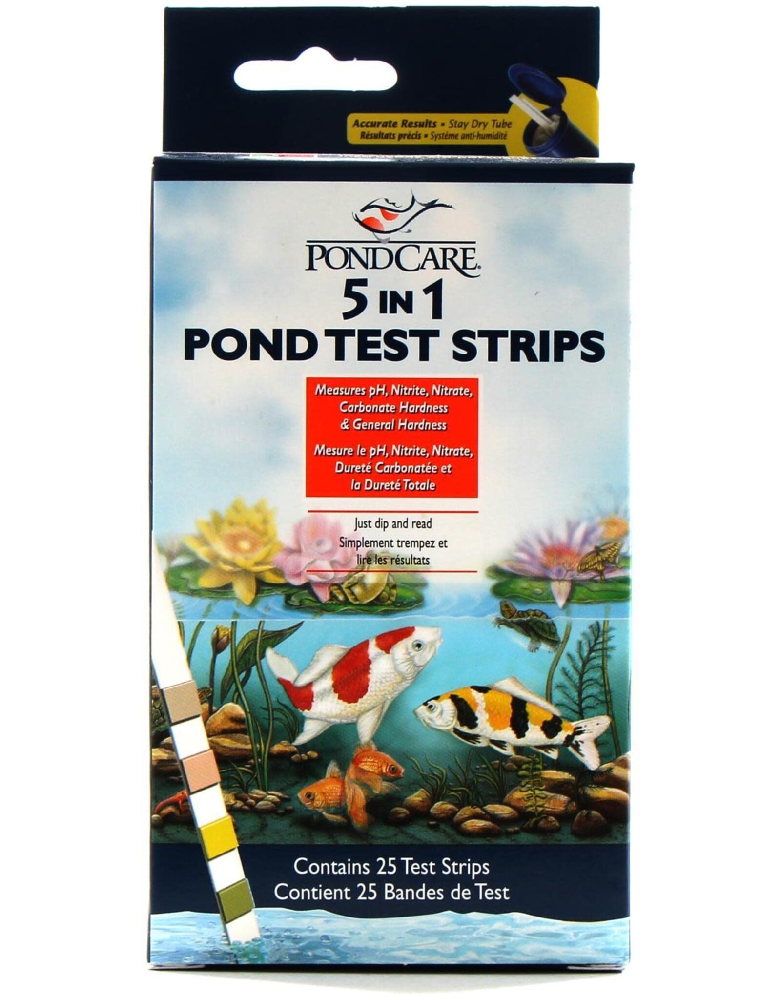 API API Pond 5 In 1 Pond Test Strips  Pond Water Test Strips  25-Count