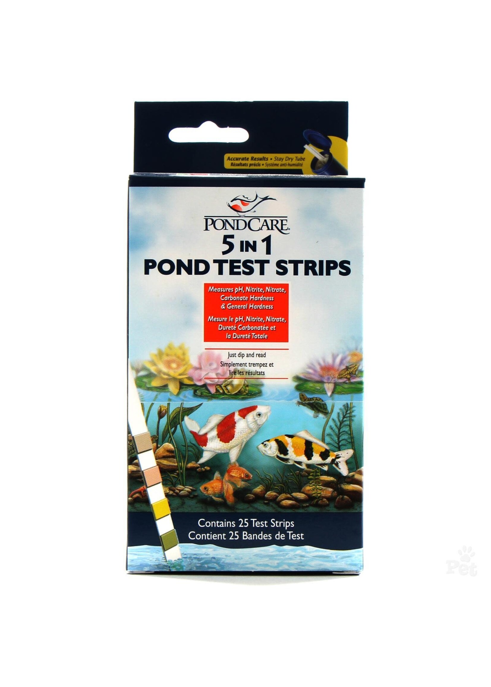 API API Pond 5 In 1 Pond Test Strips  Pond Water Test Strips  25-Count