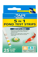 API API Pond 5 In 1 Pond Test Strips  Pond Water Test Strips  25-Count