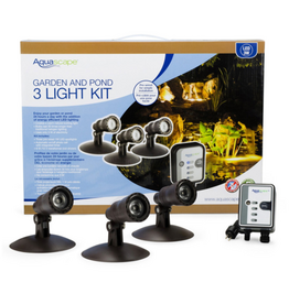 Aquascape Aquascape Submersible Natural Three-Light LED Spotlight Aquarium Lamp Kit