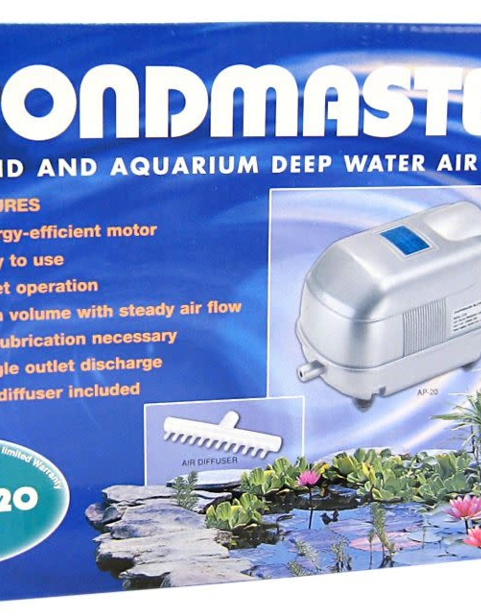 Pondmaster Pondmaster Pond and Aquarium Deep Water Air Pump - AP-20