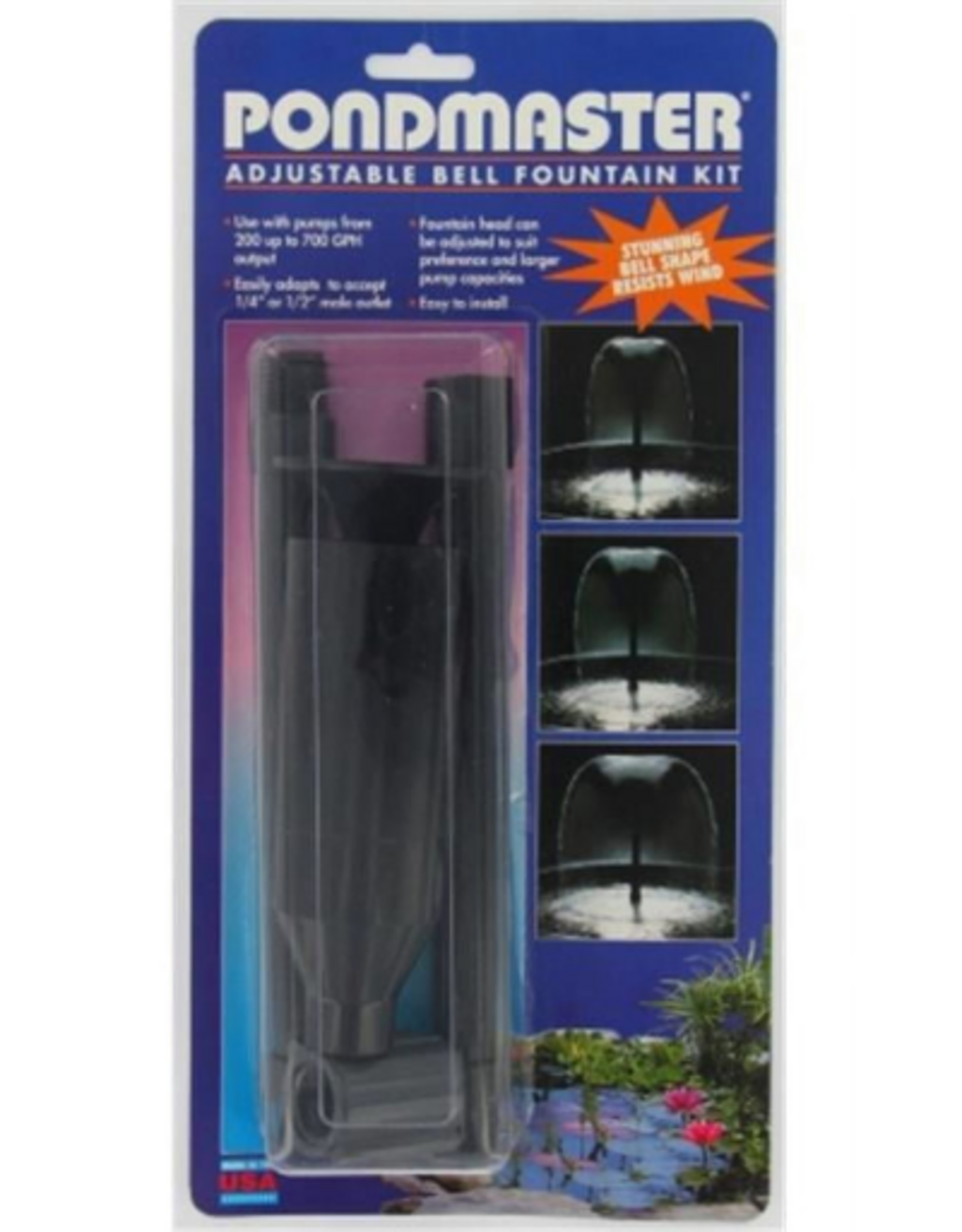 Pondmaster Pondmaster Large Aqua Belle Pond Fountain with Stem