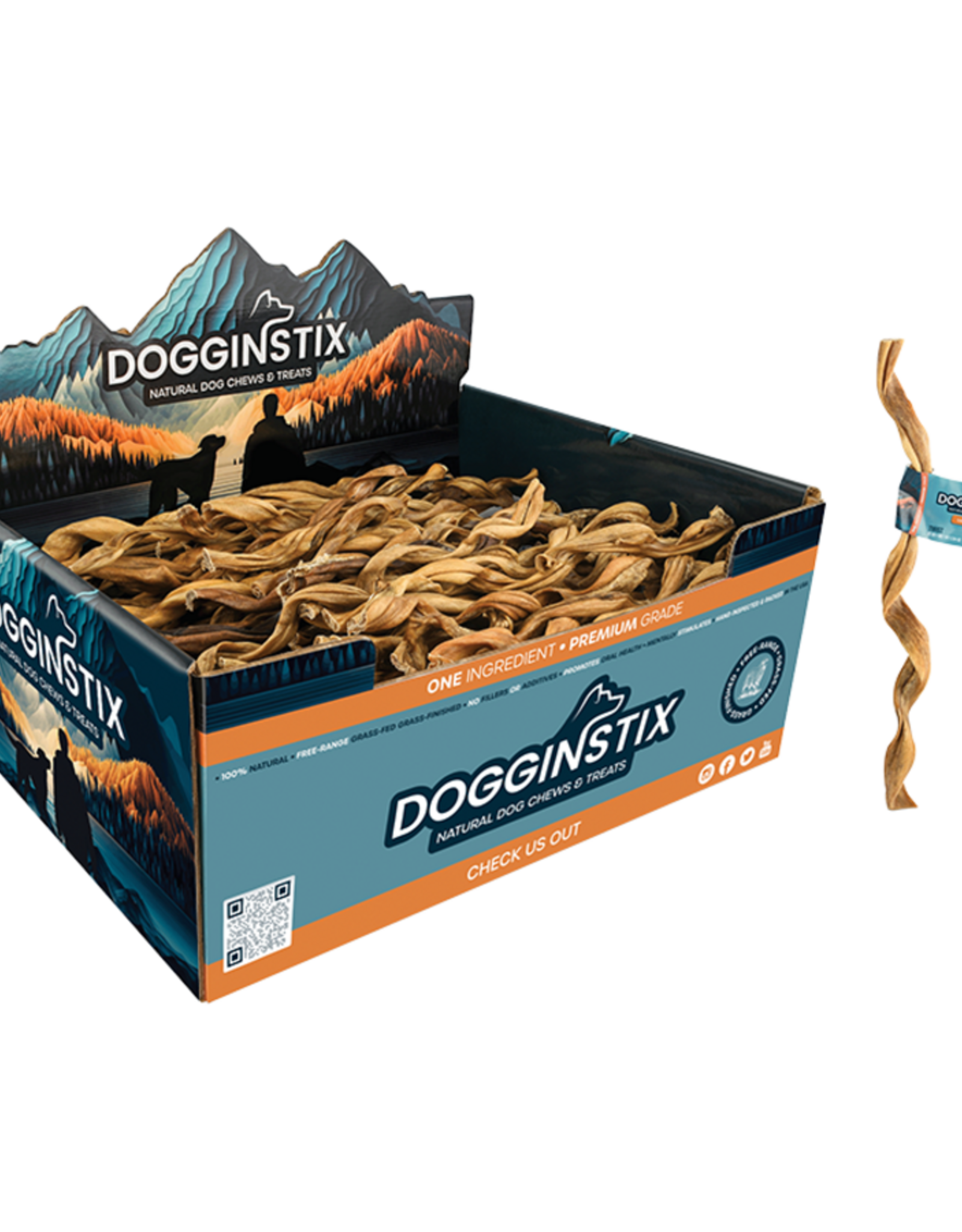 Dogginstix Lamb Collagen Twist 11 - 12"