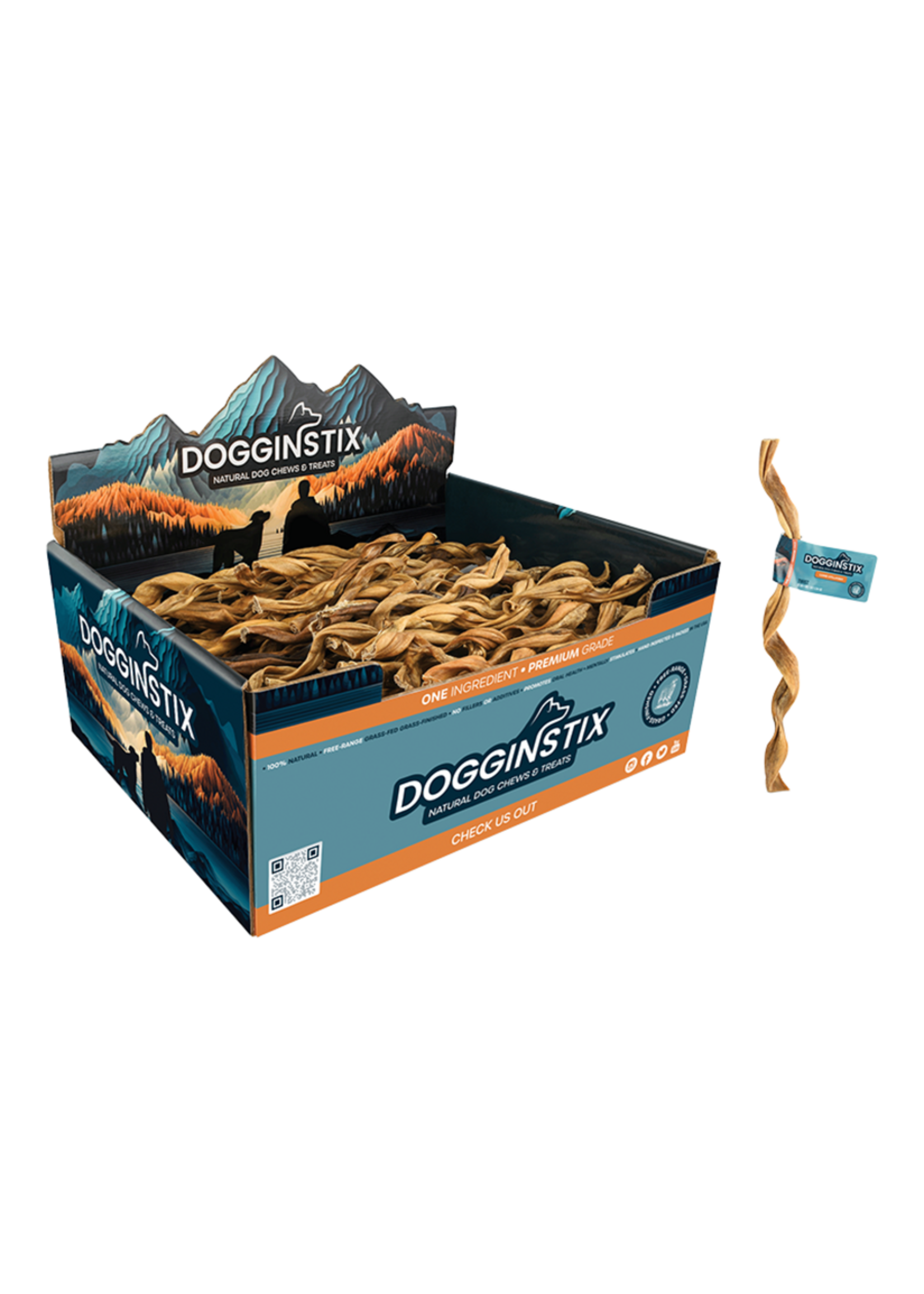 Dogginstix Lamb Collagen Twist 11 - 12"