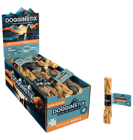 Dogginstix Braided Lamb Collagen Stick 6"