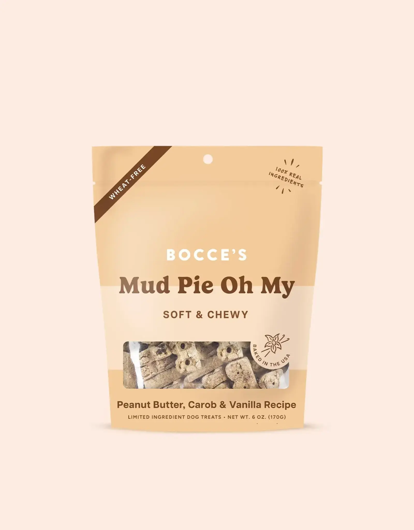Bocce's Bakery Bocce's Bakery Dog Soft & Chewy Mud Pie Oh My Treats - 6 oz