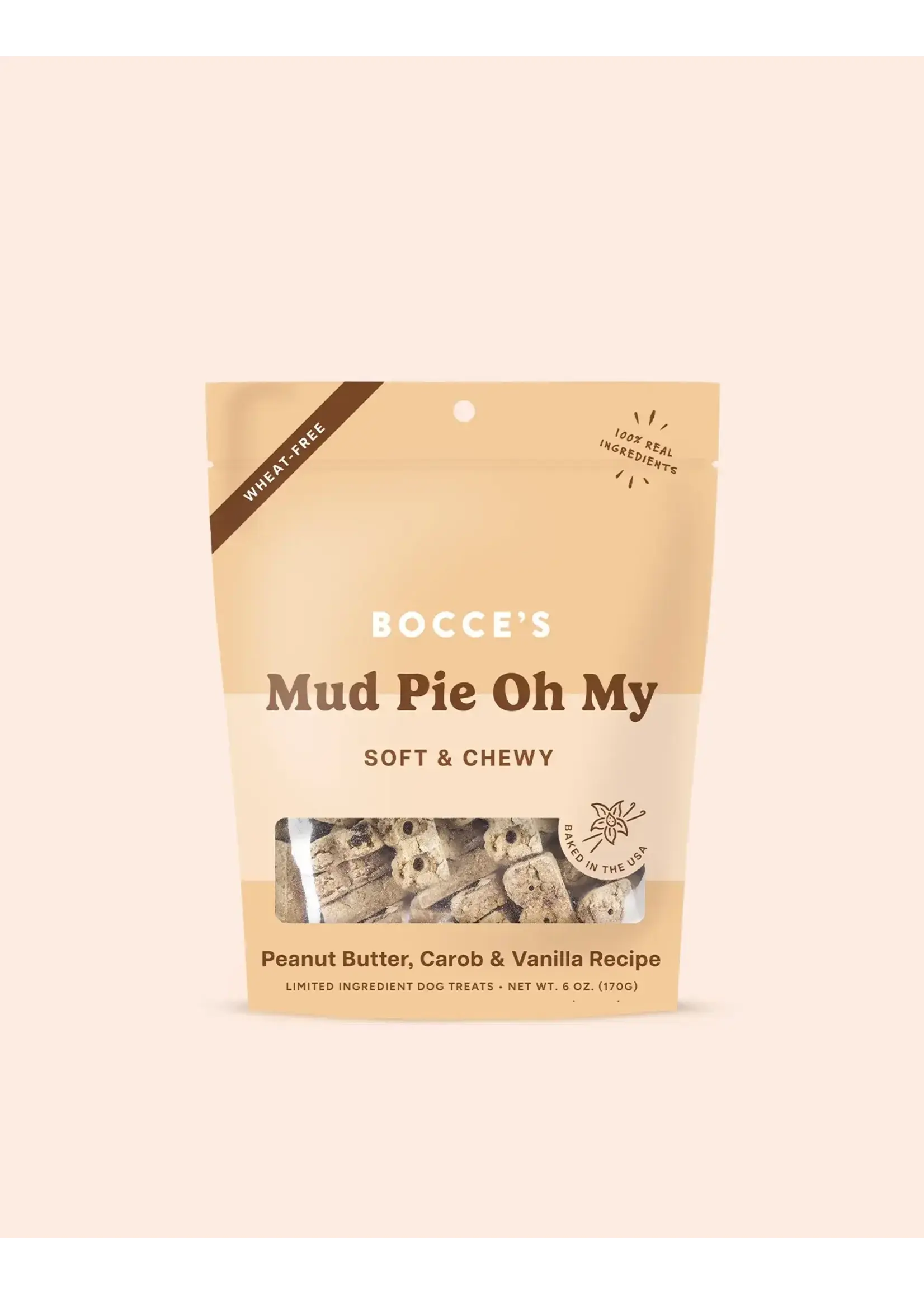 Bocce's Bakery Bocce's Bakery Dog Soft & Chewy Mud Pie Oh My Treats - 6 oz