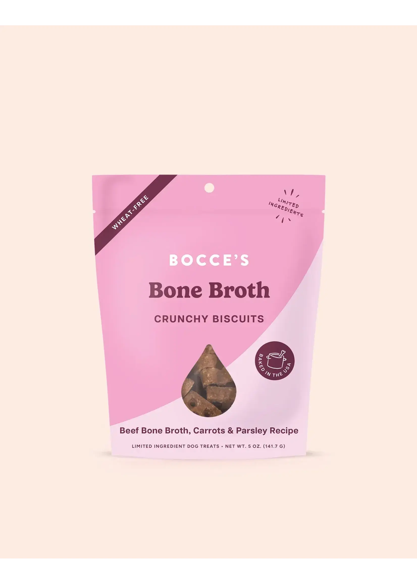 Bocce's Bakery Bocce's Bakery Dog Crunchy Biscuits Bone Broth - 5 oz