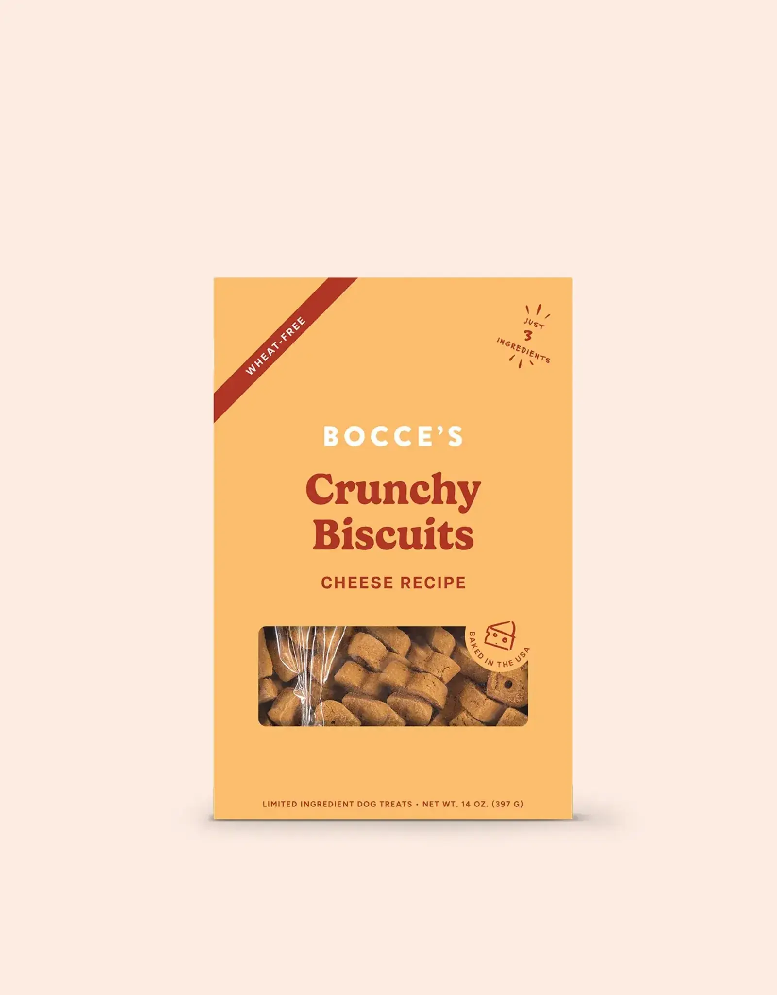Bocce's Bakery Bocce's Bakery Dog Crunchy Biscuits Cheese Recipe - 14 oz