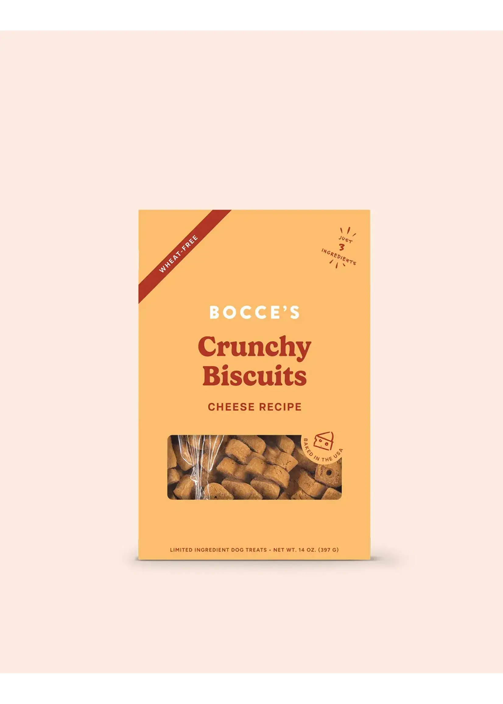 Bocce's Bakery Bocce's Bakery Dog Crunchy Biscuits Cheese Recipe - 14 oz