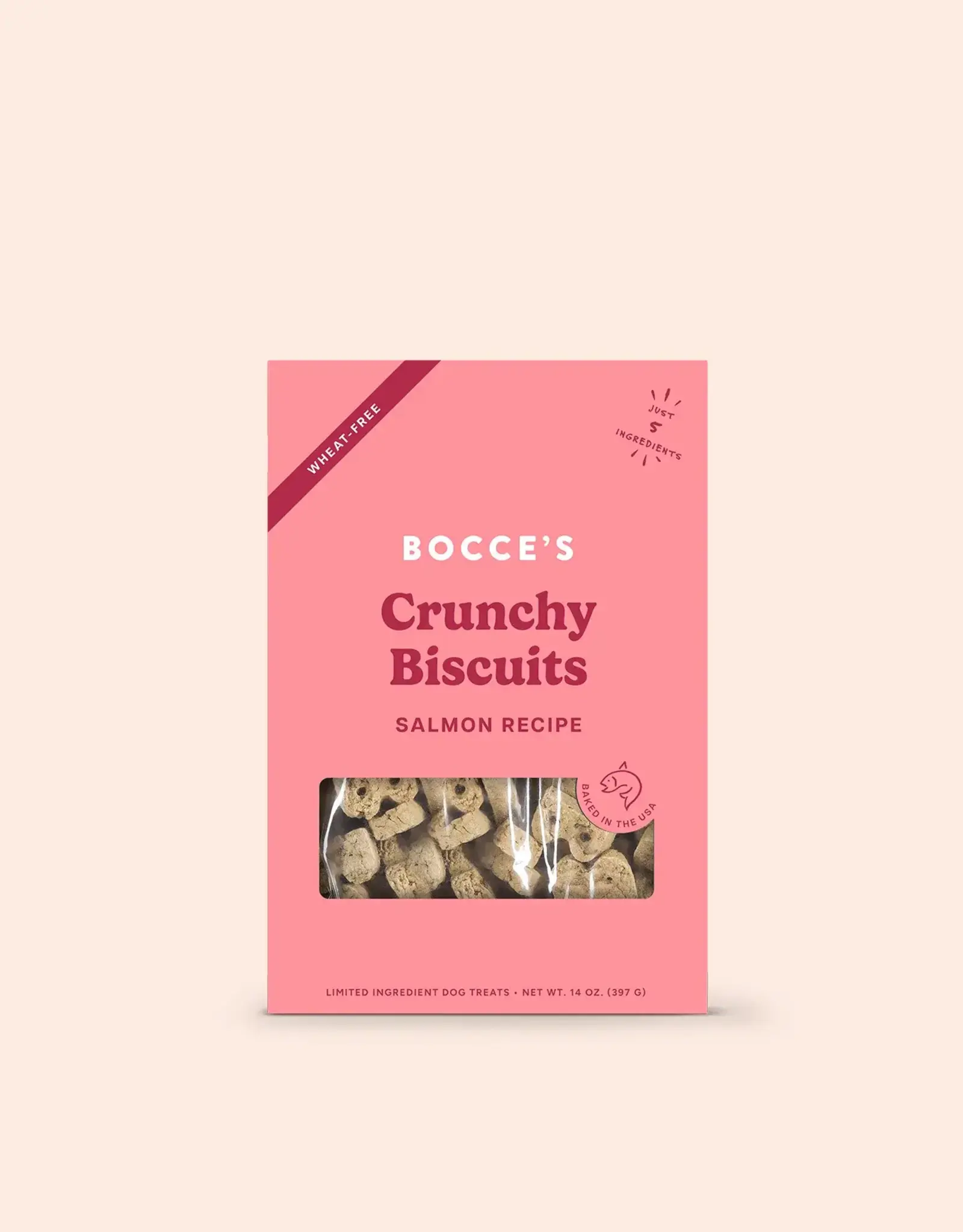 Bocce's Bakery Bocce's Bakery Dog Crunchy Biscuits Salmon Recipe - 14 oz