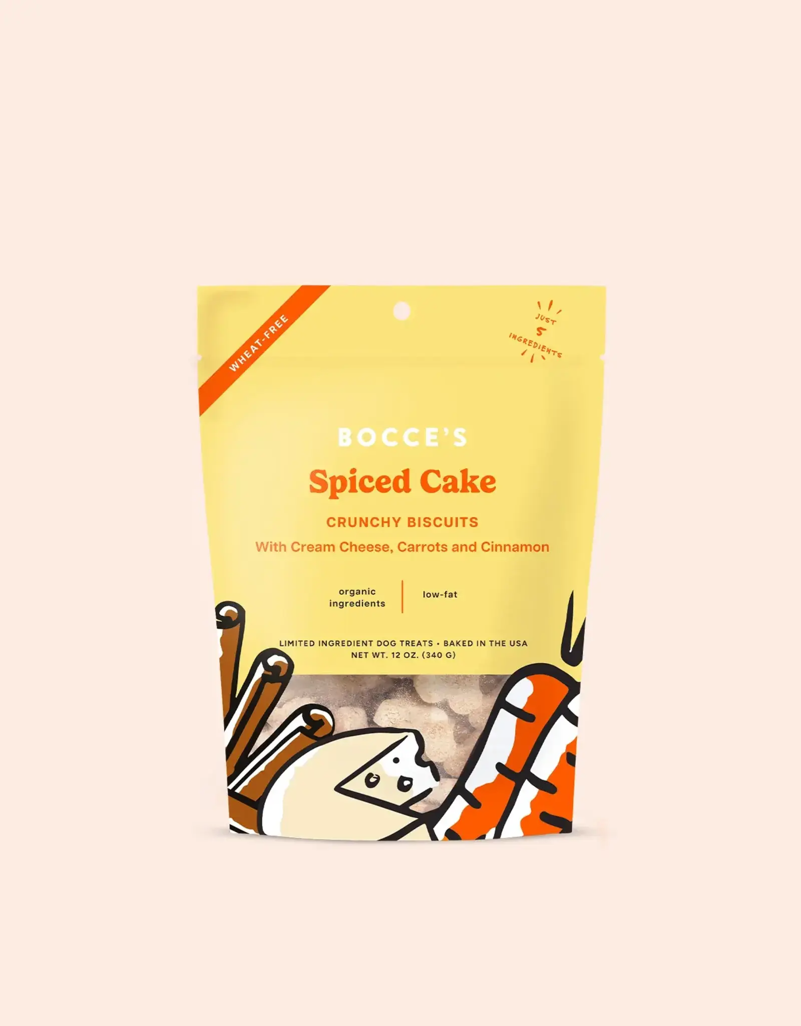 Bocce's Bakery Bocce's Bakery Dog Crunchy Biscuits Spiced Cake - 12 oz