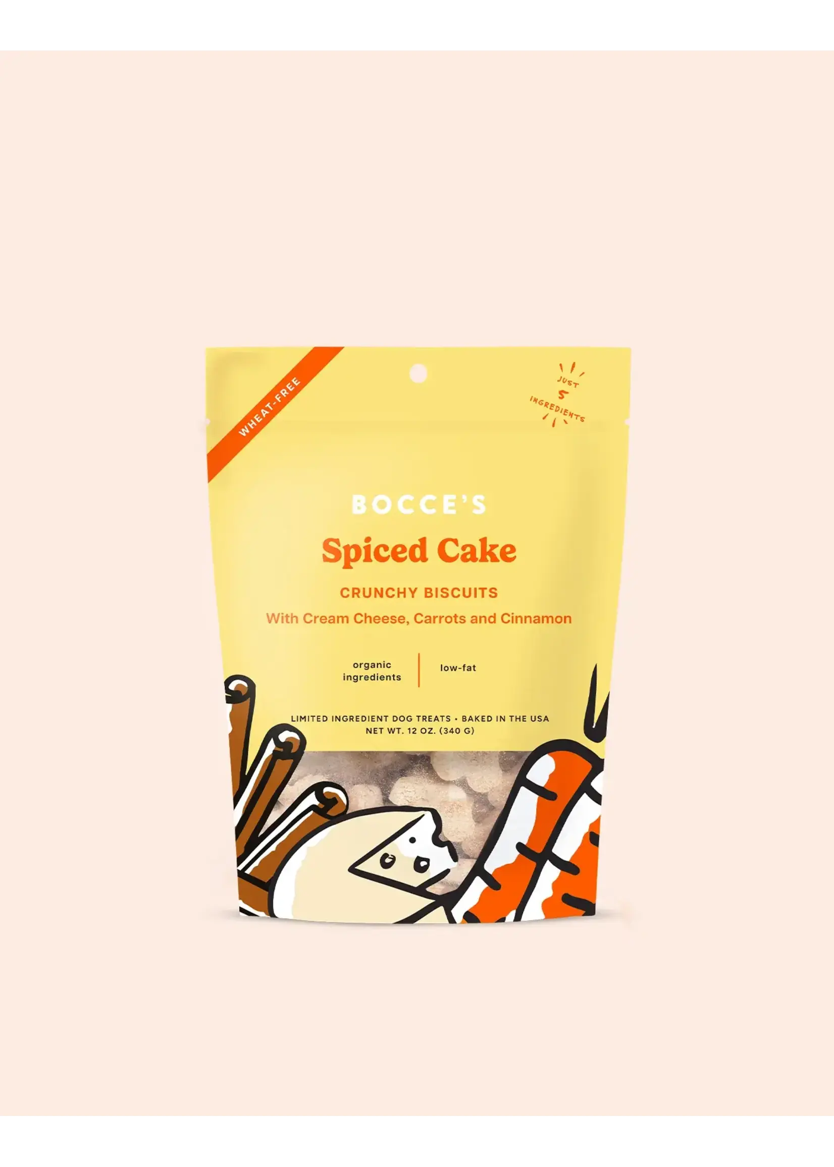 Bocce's Bakery Bocce's Bakery Dog Crunchy Biscuits Spiced Cake - 12 oz