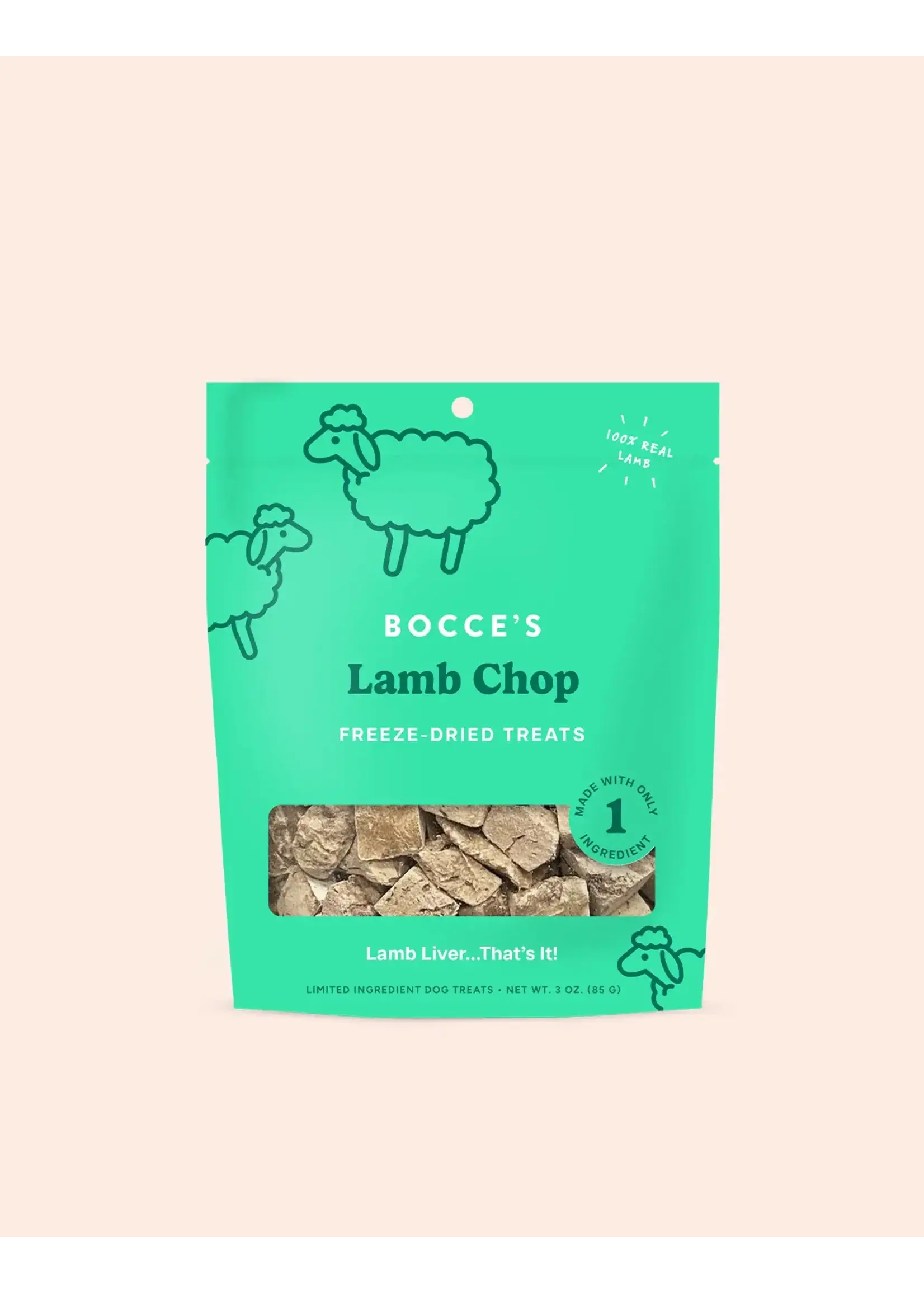 Bocce's Bakery Bocce's Bakery Dog Freeze Dried Lamb Chop Treats - 3 oz