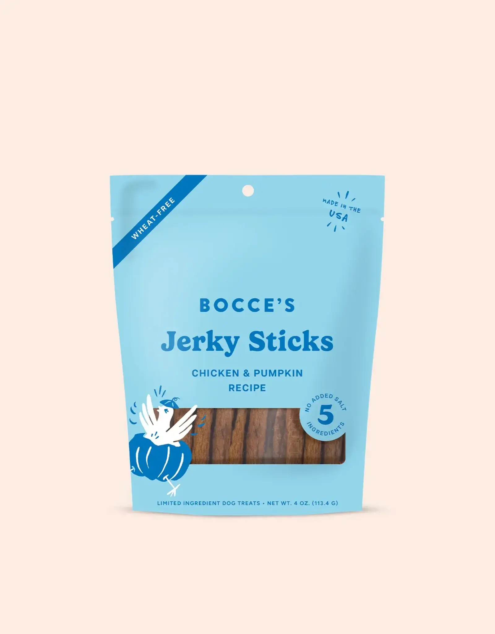 Bocce's Bakery Bocce's Bakery Dog Jerky Sticks Chicken & Pumpkin - 4 oz
