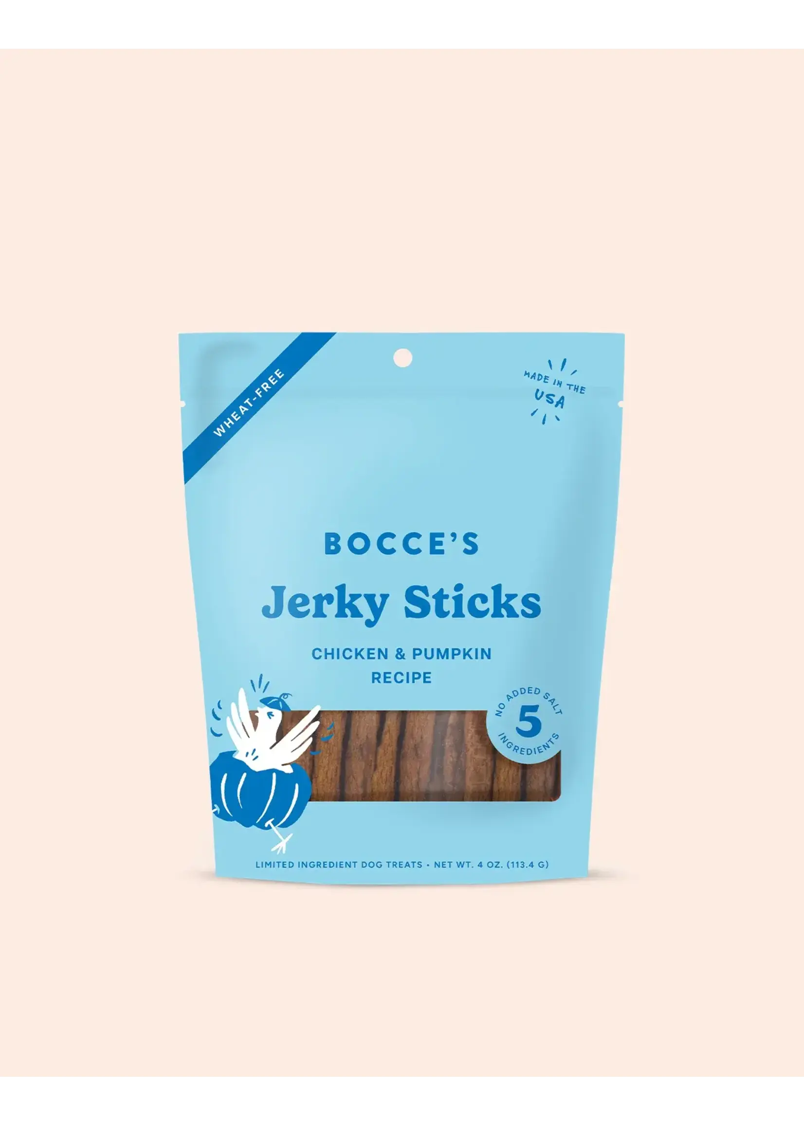 Bocce's Bakery Bocce's Bakery Dog Jerky Sticks Chicken & Pumpkin - 4 oz