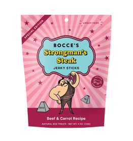 Bocce's Bakery Bocce's Bakery Dog Jerky Sticks Strongman's Steak - 4 oz