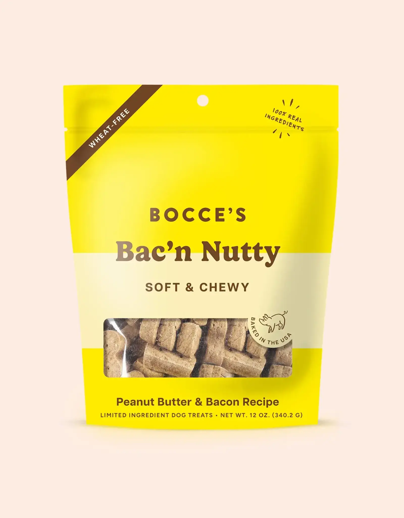 Bocce's Bakery Bocce's Bakery Dog Soft & Chewy Bac'n Nutty Treats - 12 oz