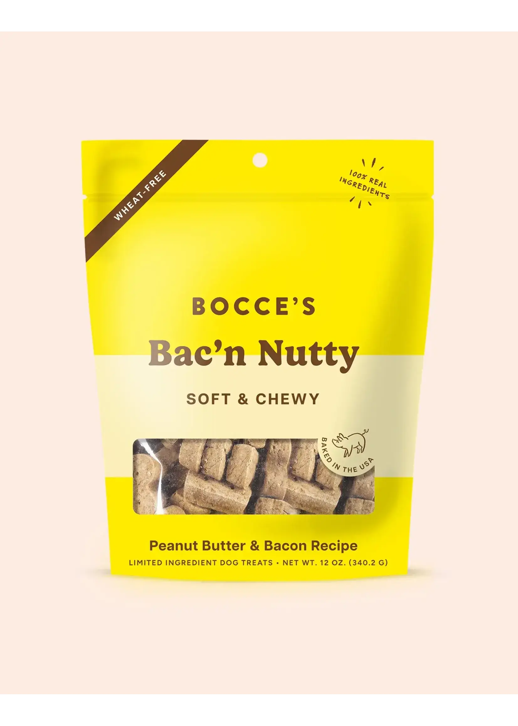 Bocce's Bakery Bocce's Bakery Dog Soft & Chewy Bac'n Nutty Treats - 12 oz