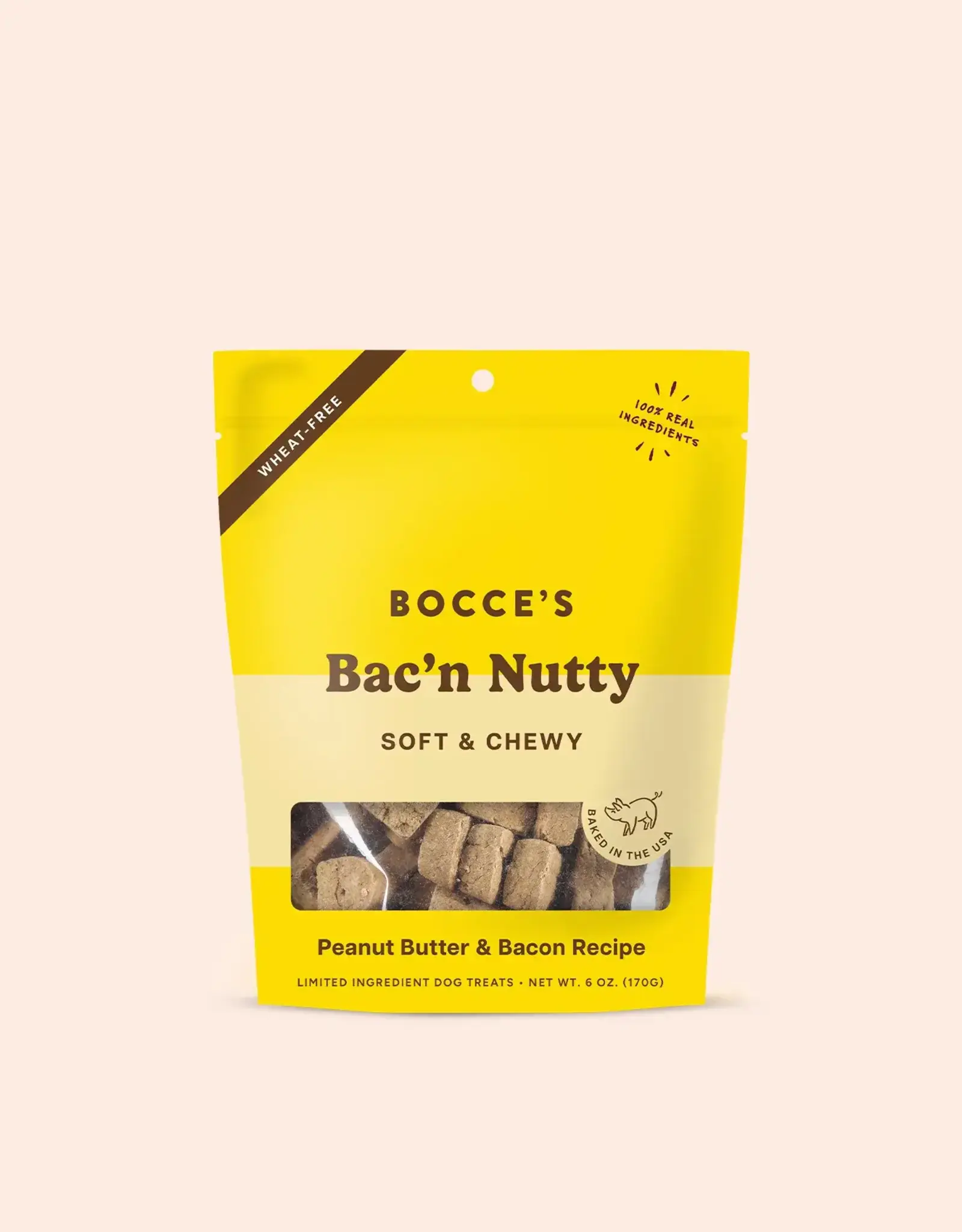 Bocce's Bakery Bocce's Bakery Dog Soft & Chewy Bac'n Nutty Treats - 6 oz