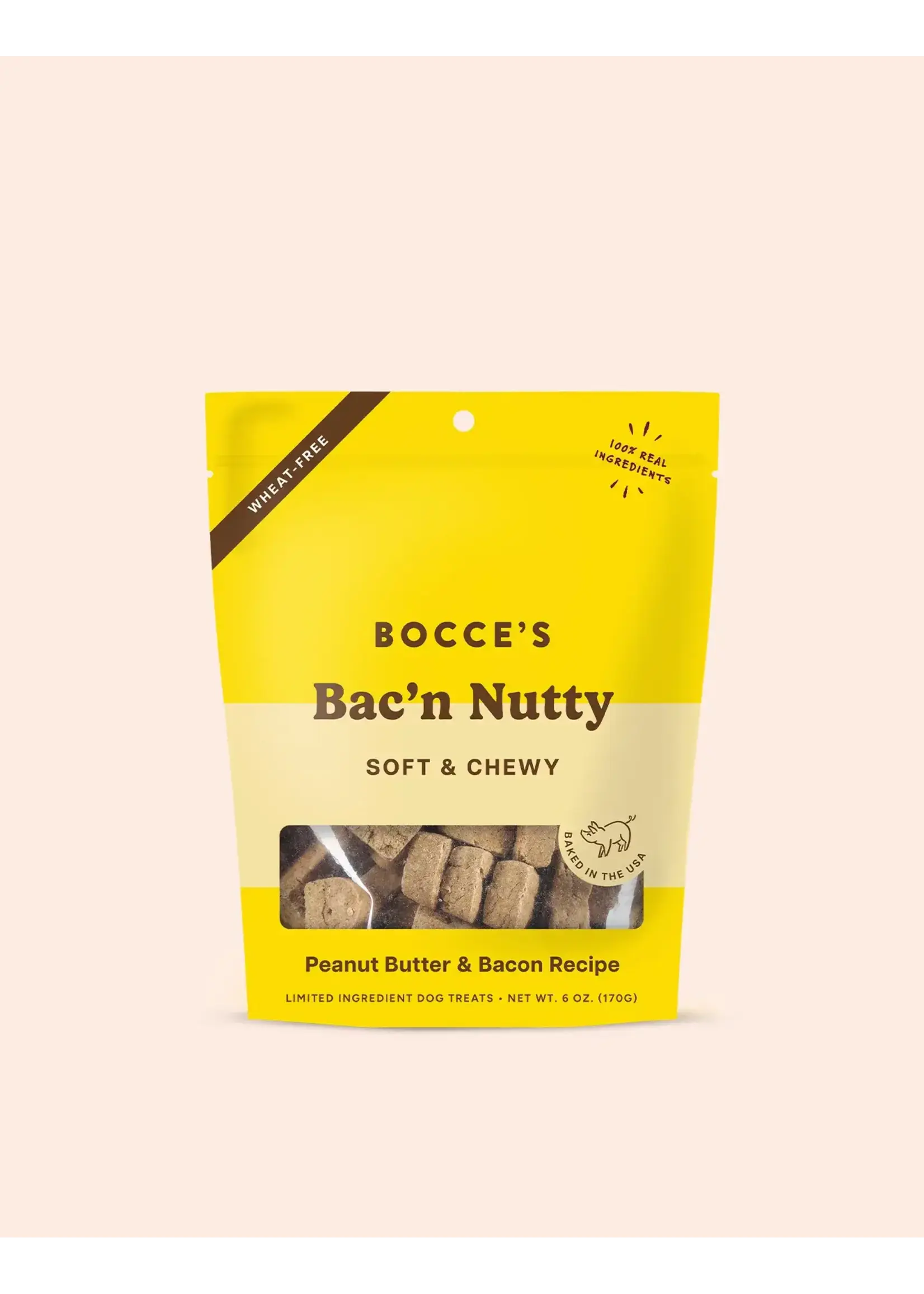 Bocce's Bakery Bocce's Bakery Dog Soft & Chewy Bac'n Nutty Treats - 6 oz