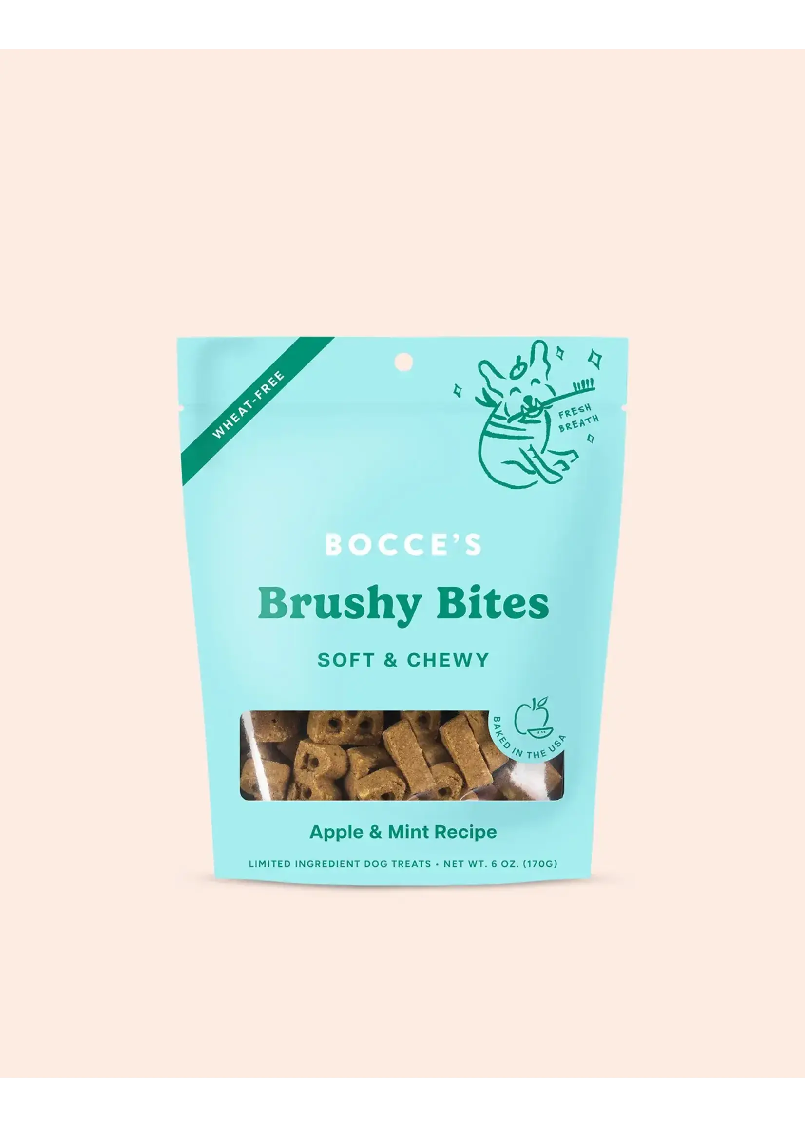 Bocce's Bakery Bocce's Bakery Dog Soft & Chewy Brushy Bites Treats - 6 oz