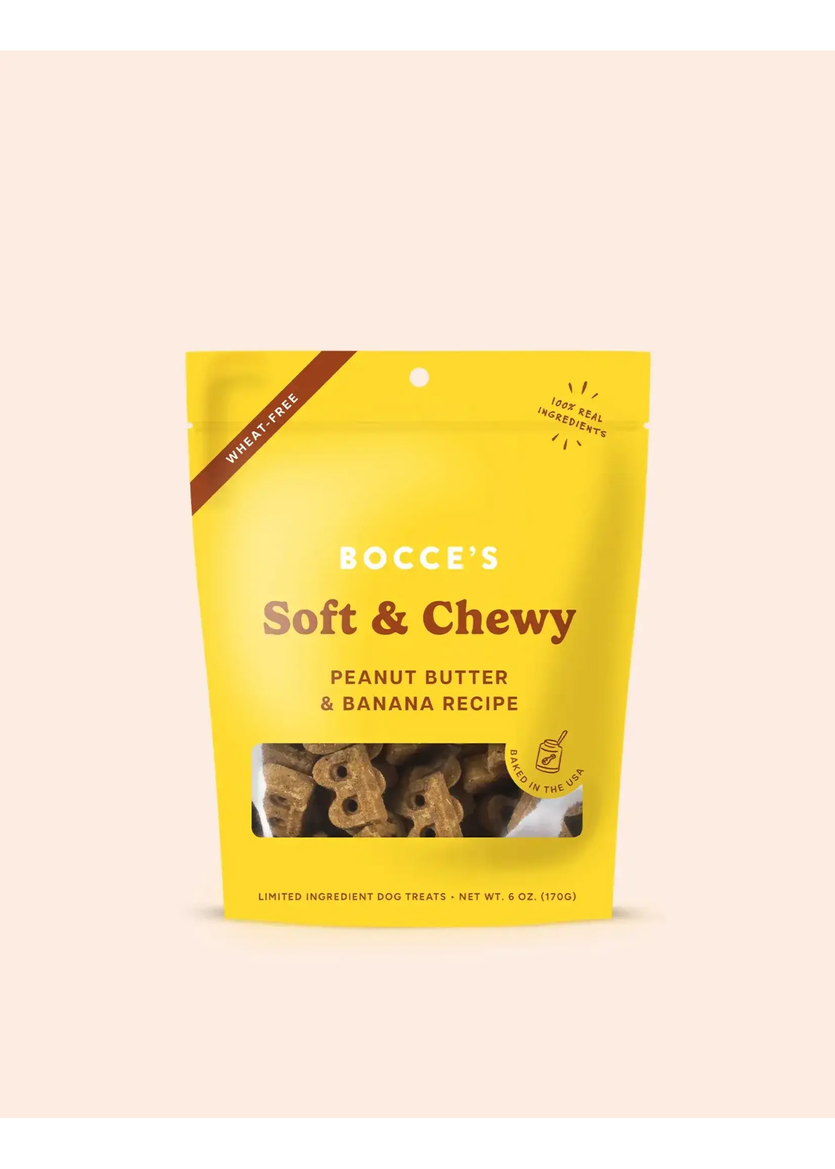 Bocce's Bakery Bocce's Bakery Dog Soft & Chewy Peanut Butter & Banana Treats - 6 oz