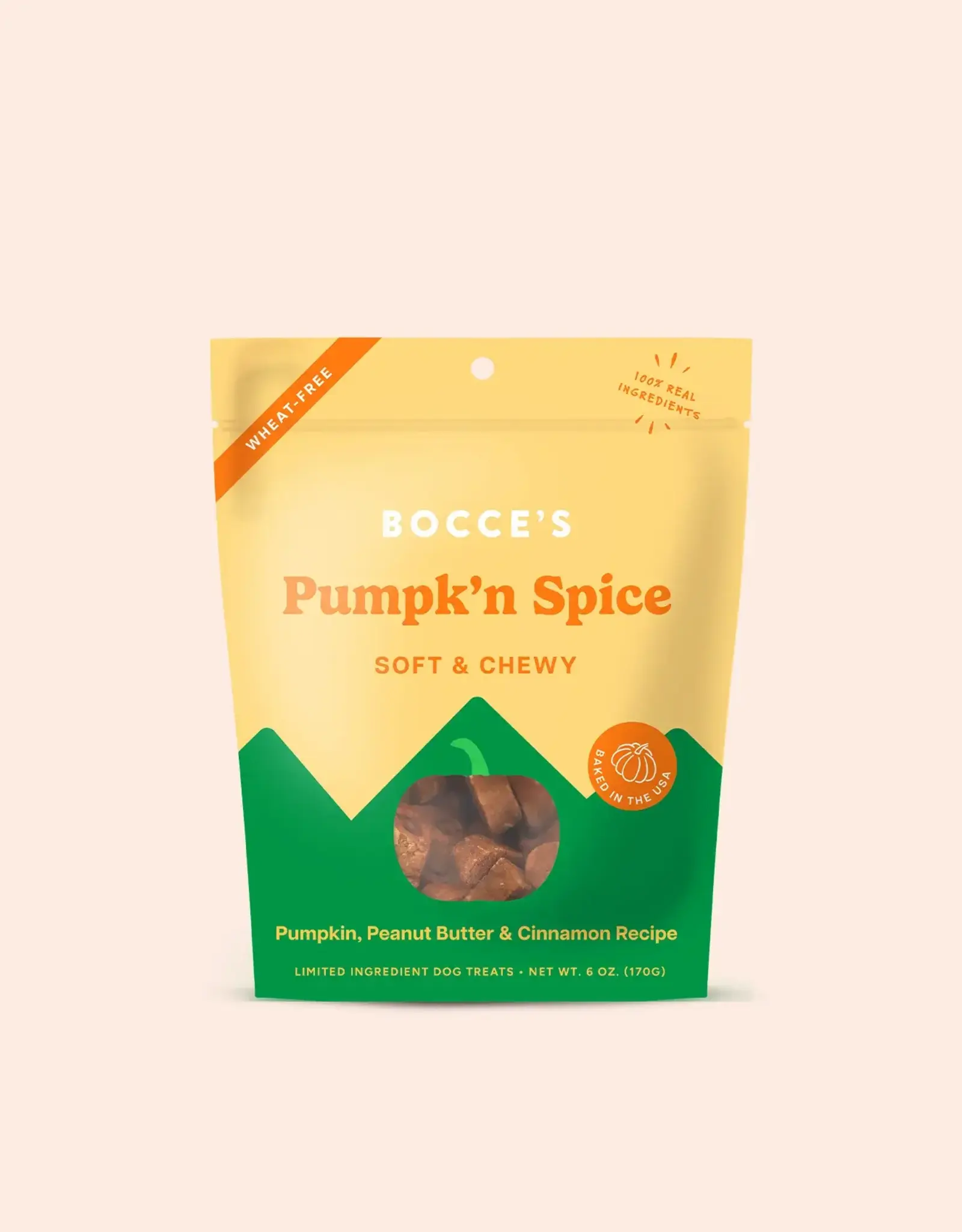Bocce's Bakery Bocce's Bakery Dog Soft & Chewy Pumpk'n Spice Treats - 6 oz