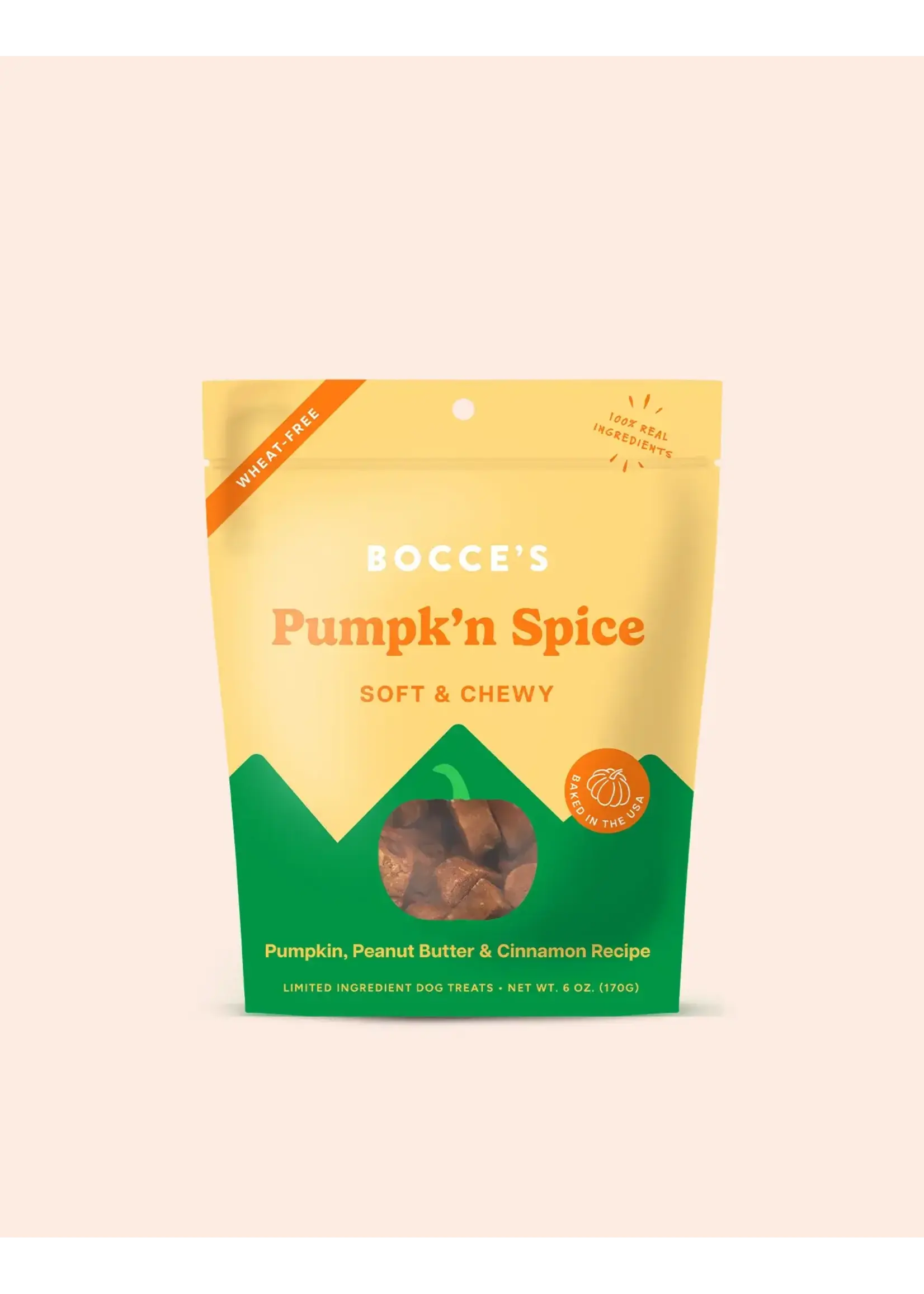 Bocce's Bakery Bocce's Bakery Dog Soft & Chewy Pumpk'n Spice Treats - 6 oz