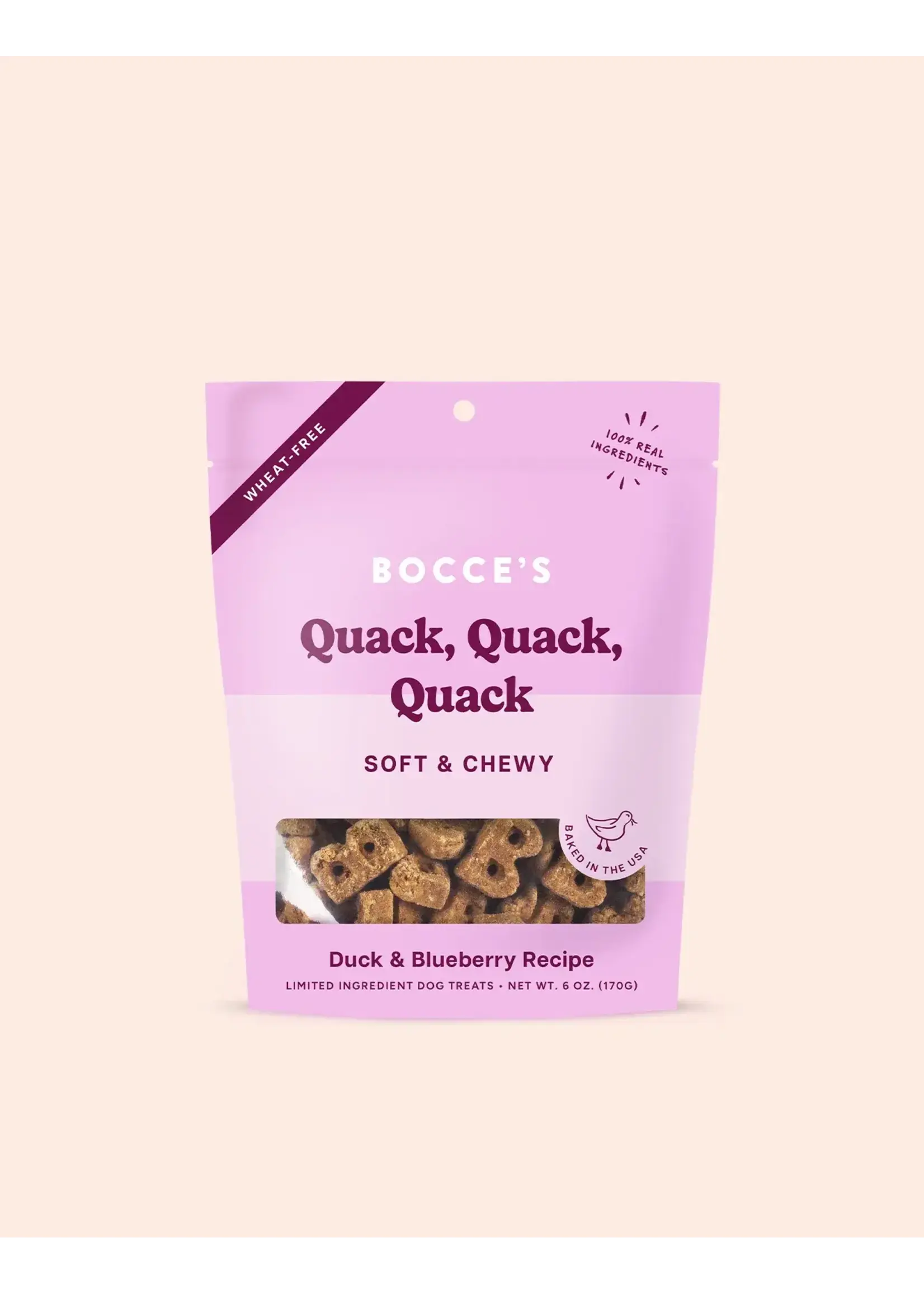 Bocce's Bakery Bocce's Bakery Dog Soft & Chewy Quack, Quack, Quack Treats - 6 oz