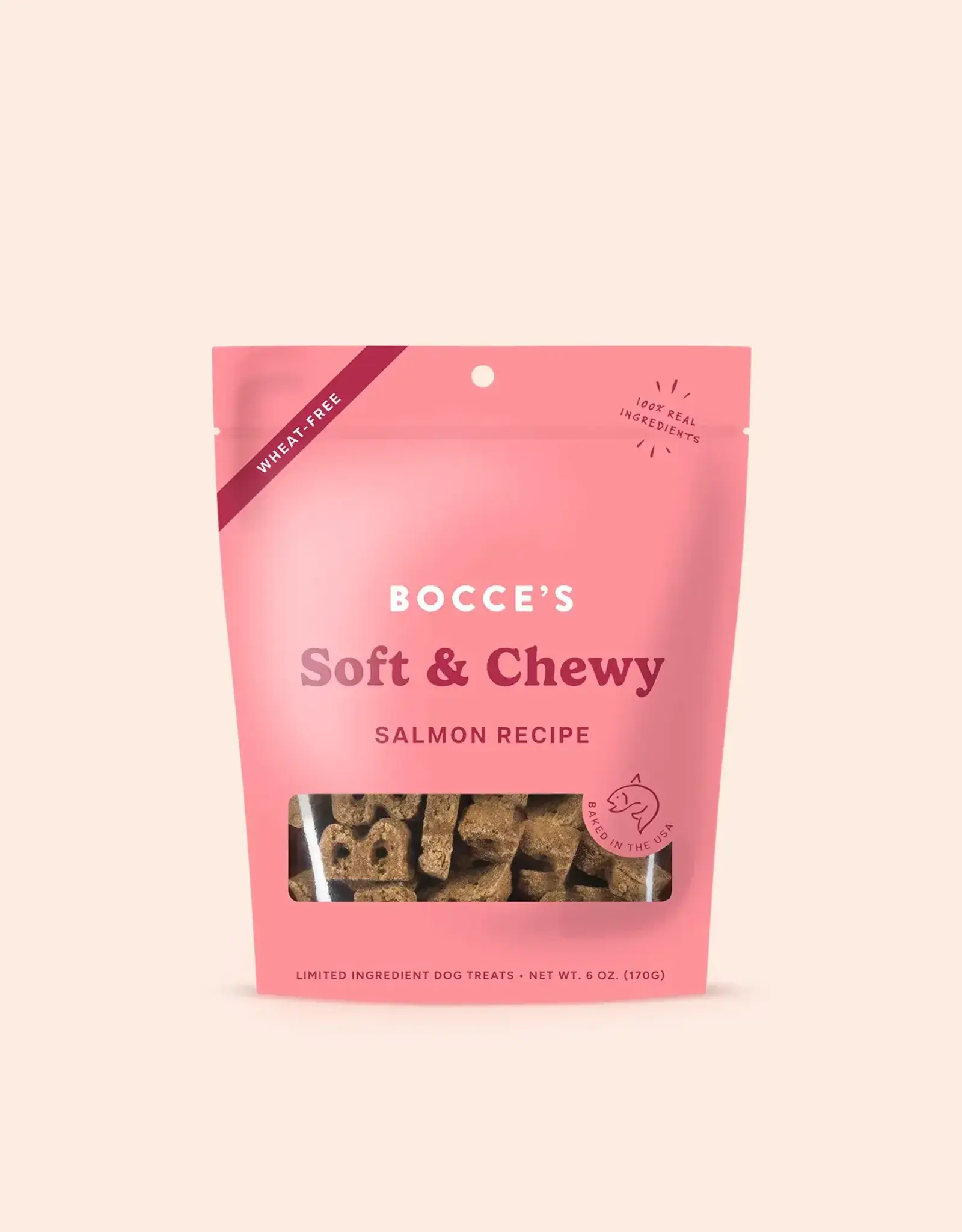 Bocce's Bakery Bocce's Bakery Dog Soft & Chewy Salmon Treats - 6 oz