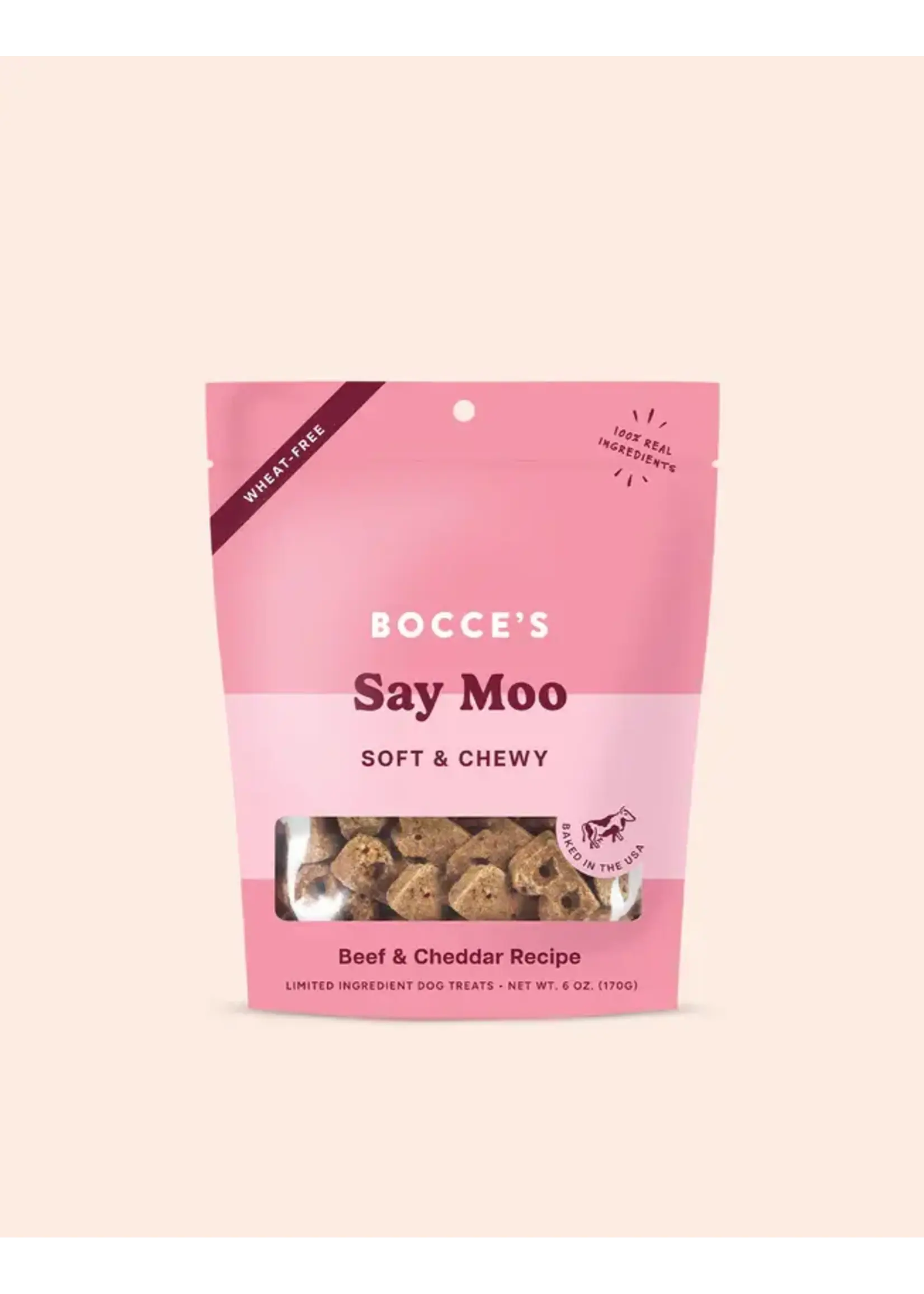Bocce's Bakery Bocce's Bakery Dog Soft & Chewy Say Moo Treats - 6 oz