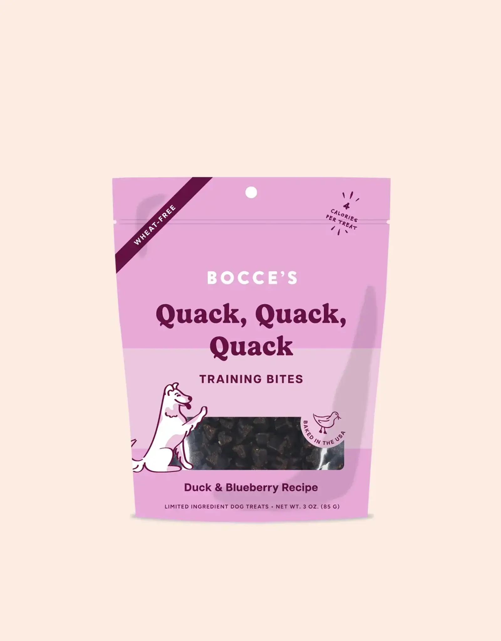 Bocce's Bakery Bocce's Bakery Dog Training Bites Quack, Quack, Quack - 6 oz