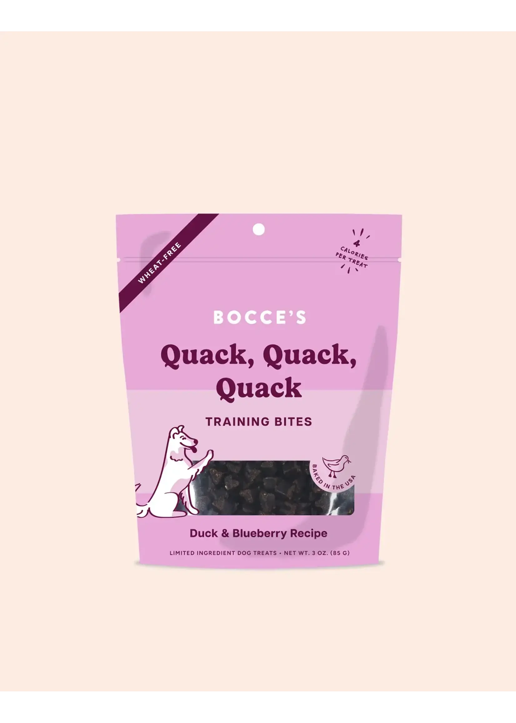 Bocce's Bakery Bocce's Bakery Dog Training Bites Quack, Quack, Quack - 6 oz