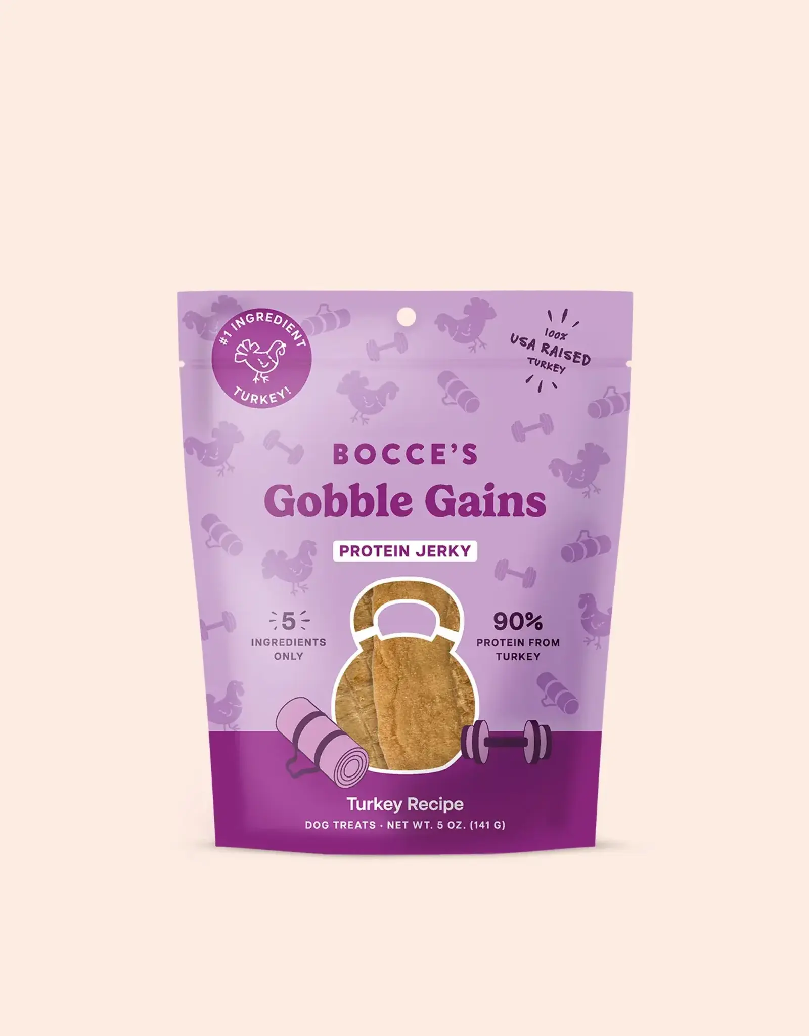Bocce's Bakery Bocce's Bakery Dog Protein Jerky Gobble Gains - 5 oz
